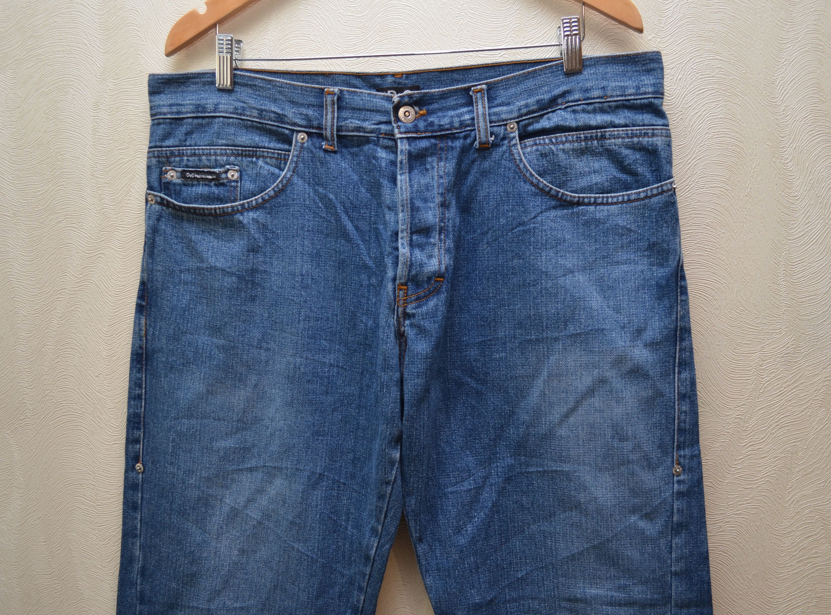 Dolce & Gabbana × Vintage Vintage Dolce & Gabbana Double Pockets Jeans RARE y2k Size US 34 / EU 50 - 7 Thumbnail