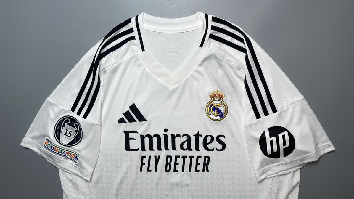 Adidas REAL MADRID ADIDAS 2024/2025 FOOTBALL HOME JERSEY #7 VINI Size US XL / EU 56 / 4 - 3 Thumbnail