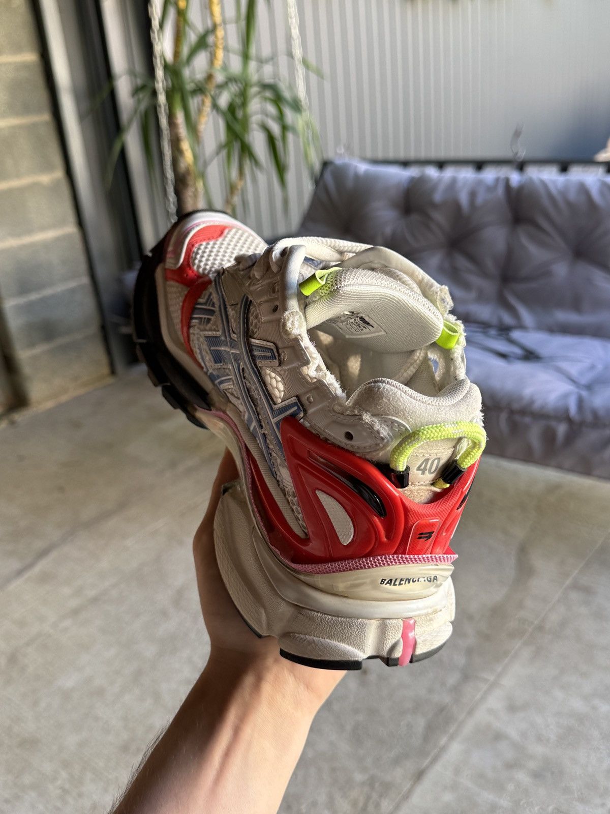 Balenciaga Balenciaga Runner Multicolour Size US 7 / EU 40 - 8 Thumbnail