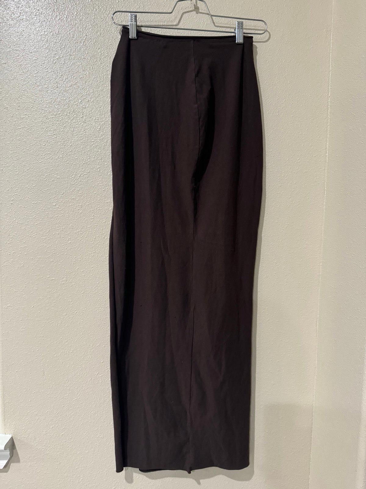 Kim Kardashian Skims Raw Edge Long Slit Skirt Size 32" / US 10 / IT 46 - 3 Thumbnail