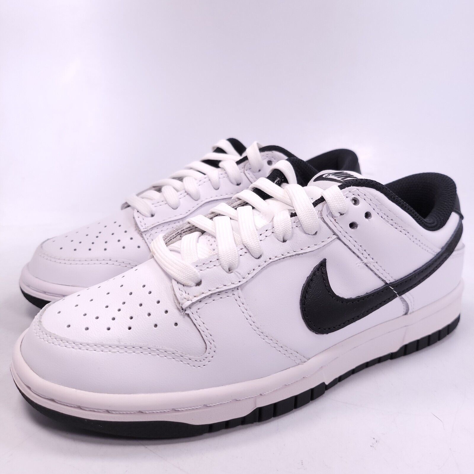 Nike Nike Dunk Low Shoe Womens Size 5 DD1503-113 White Black Size US 5 / IT 35 - 1 Thumbnail
