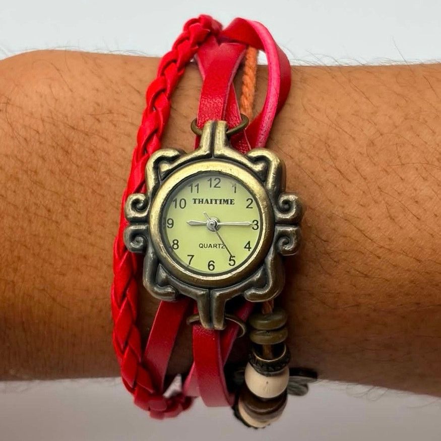 Other Gold & Red Butterfly Thaitime Watch Size ONE SIZE - 2 Thumbnail