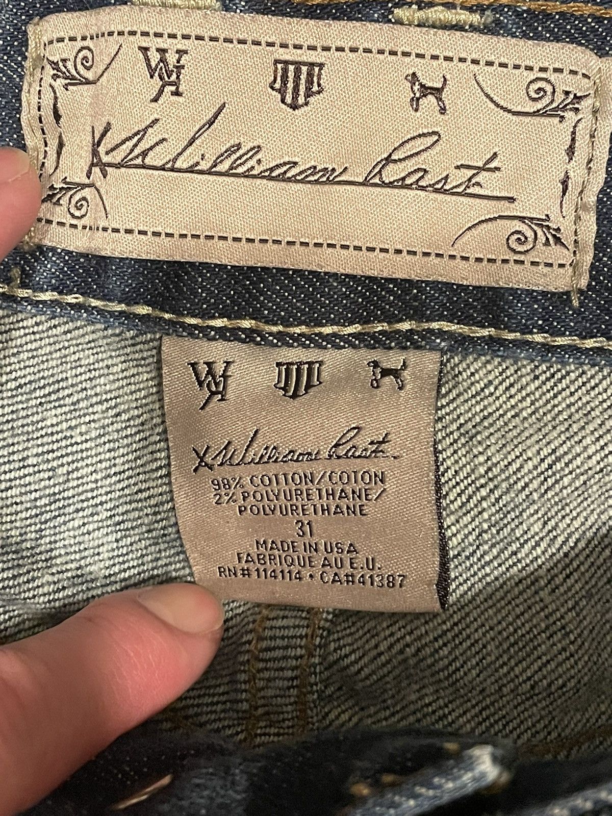 Vintage × William Rast William Rast Billy Flare Jeans Size US 31 - 5 Thumbnail