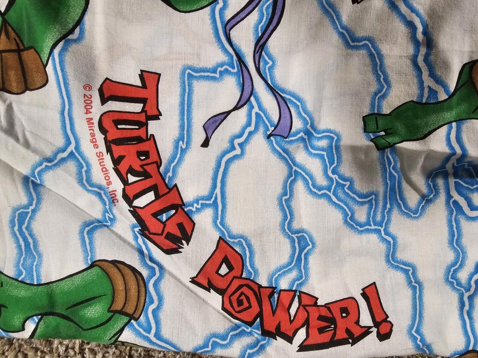 Designer Mirage Studios 2004 Ninja Turtles TMNT Flat Twin Bed Sheet Size ONE SIZE - 5 Thumbnail