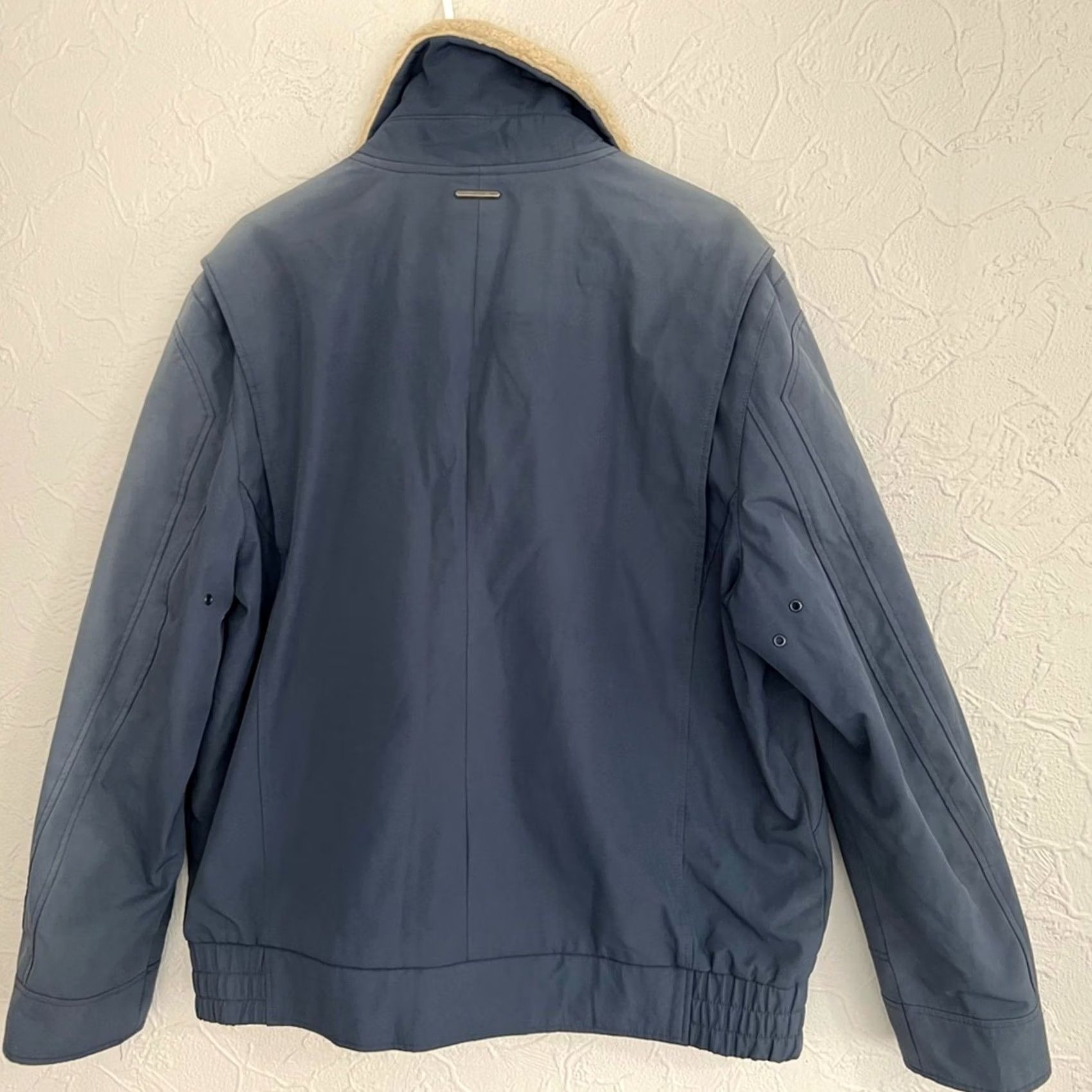 Andrew Marc Andrew Marc Yarmouth Parka Jacket Bomber Jacket Sherpa Size LARGE Blue Men Jacket Size US L / EU 52-54 / 3 - 5 Thumbnail