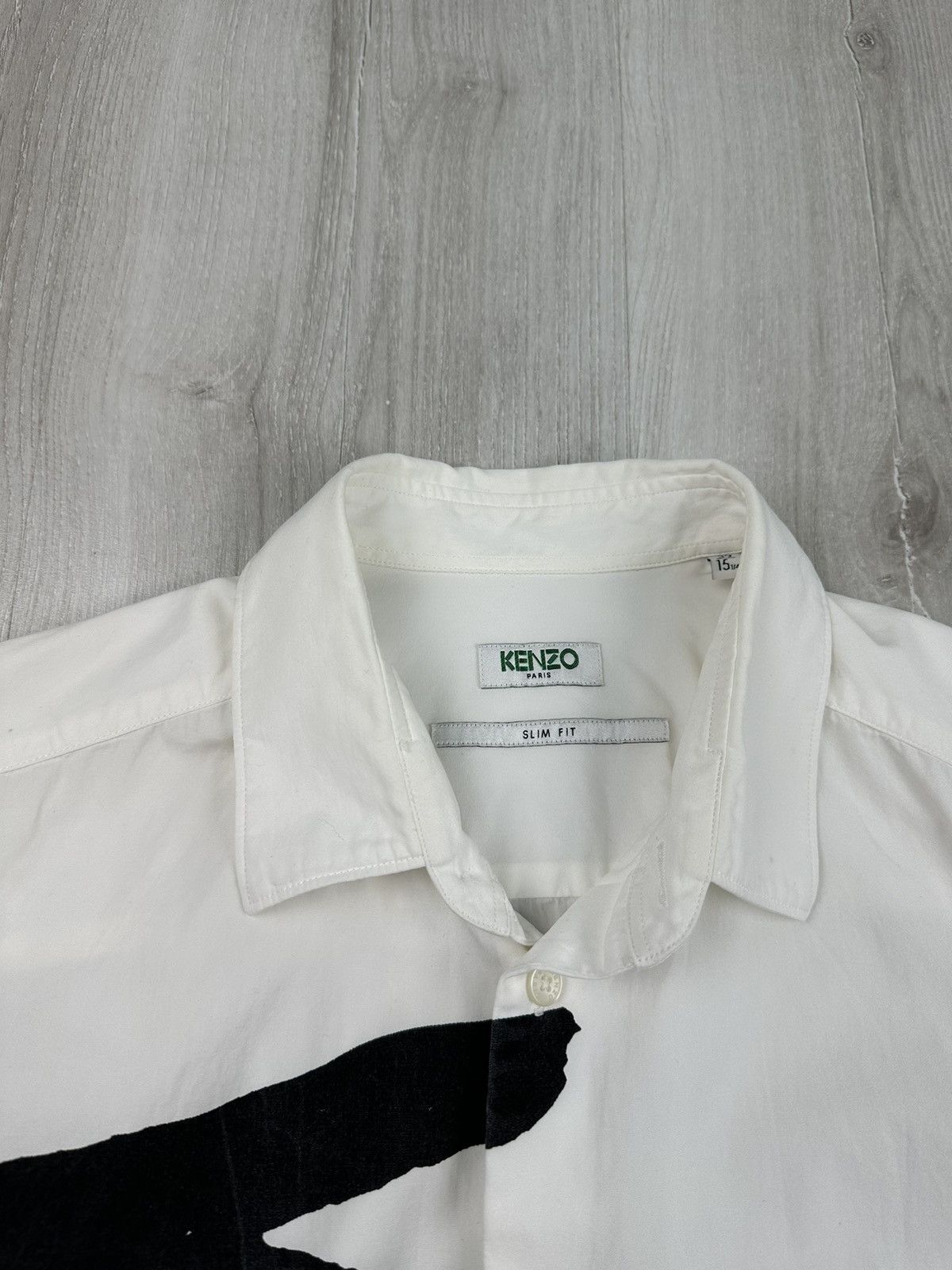 Kenzo Kenzo Paris Summer Spring 2017 Signature Slim Fit Shirt Size US S / EU 44-46 / 1 - 5 Thumbnail