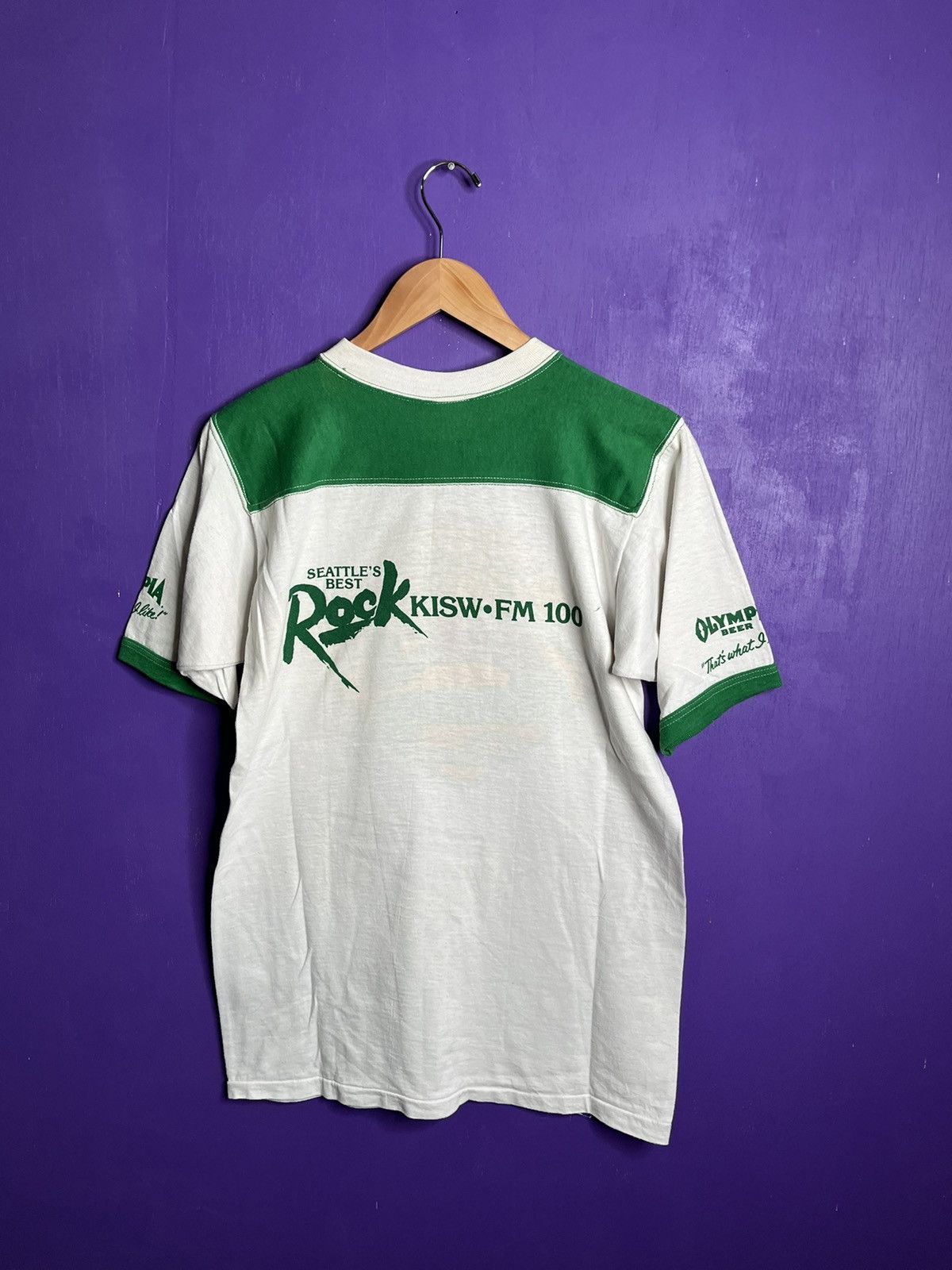 NBA × Vintage Vintage 80s Seattle SuperSonics logo t-shirt Size US M / EU 48-50 / 2 - 2 Thumbnail