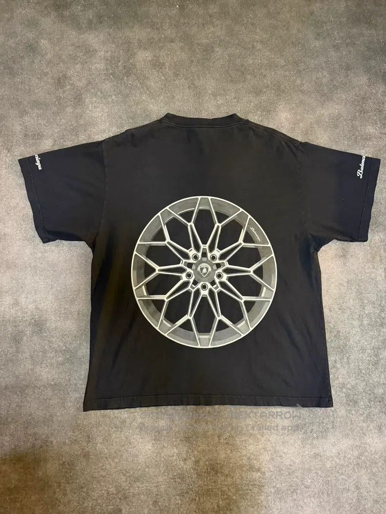 Balenciaga Balenciaga Car Pattern Quick-Dry Short Sleeve T-Shirt Size US S / EU 44-46 / 1 - 2 Thumbnail