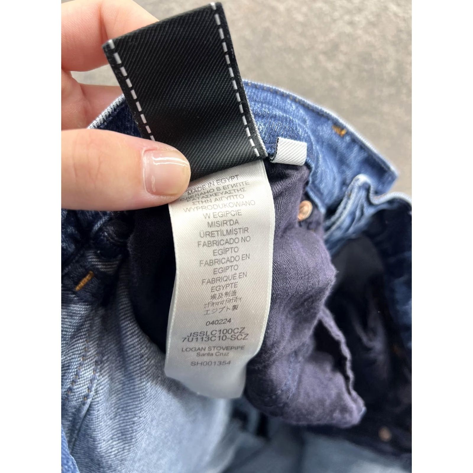 7 For All Mankind 7 For All Mankind Logan Stovepipe Jeans Womens 29 Blue Straight Denim 29x27 Size 29" - 5 Thumbnail