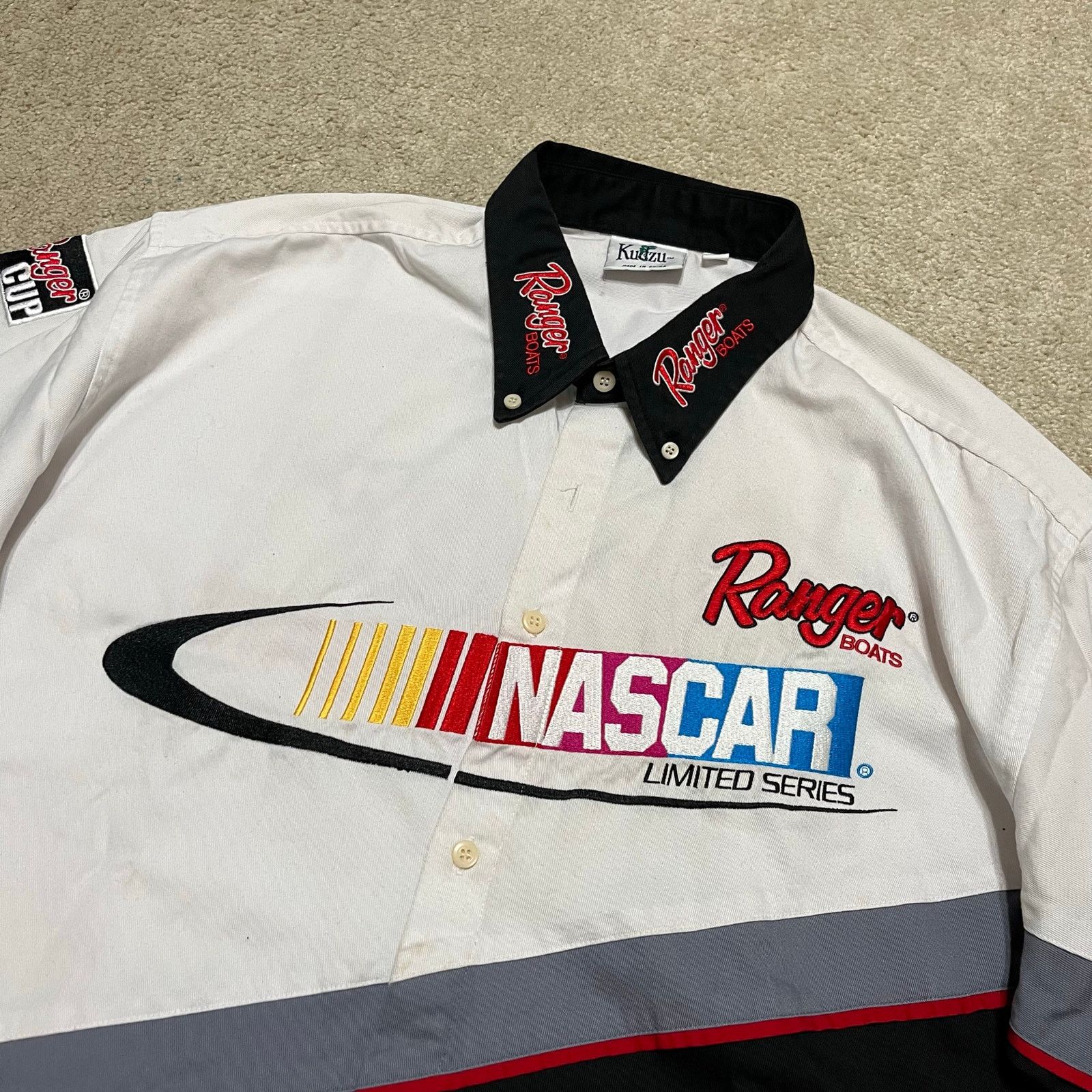 NASCAR Vintage NASCAR Racing Double Sided Embroidered Polo Shirt XL Size US XL / EU 56 / 4 - 3 Thumbnail