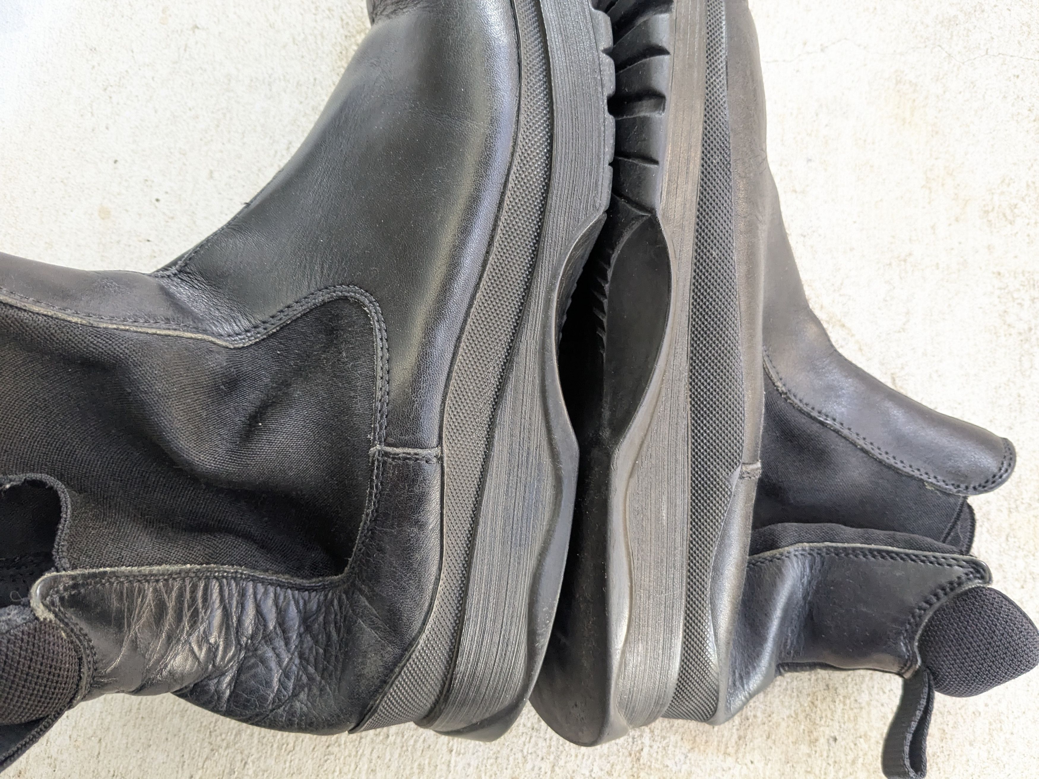 Prada Prada Chelsea Boots Black 10 Leather Chunky Rubber Platform Size US 10 / EU 43 - 11 Thumbnail