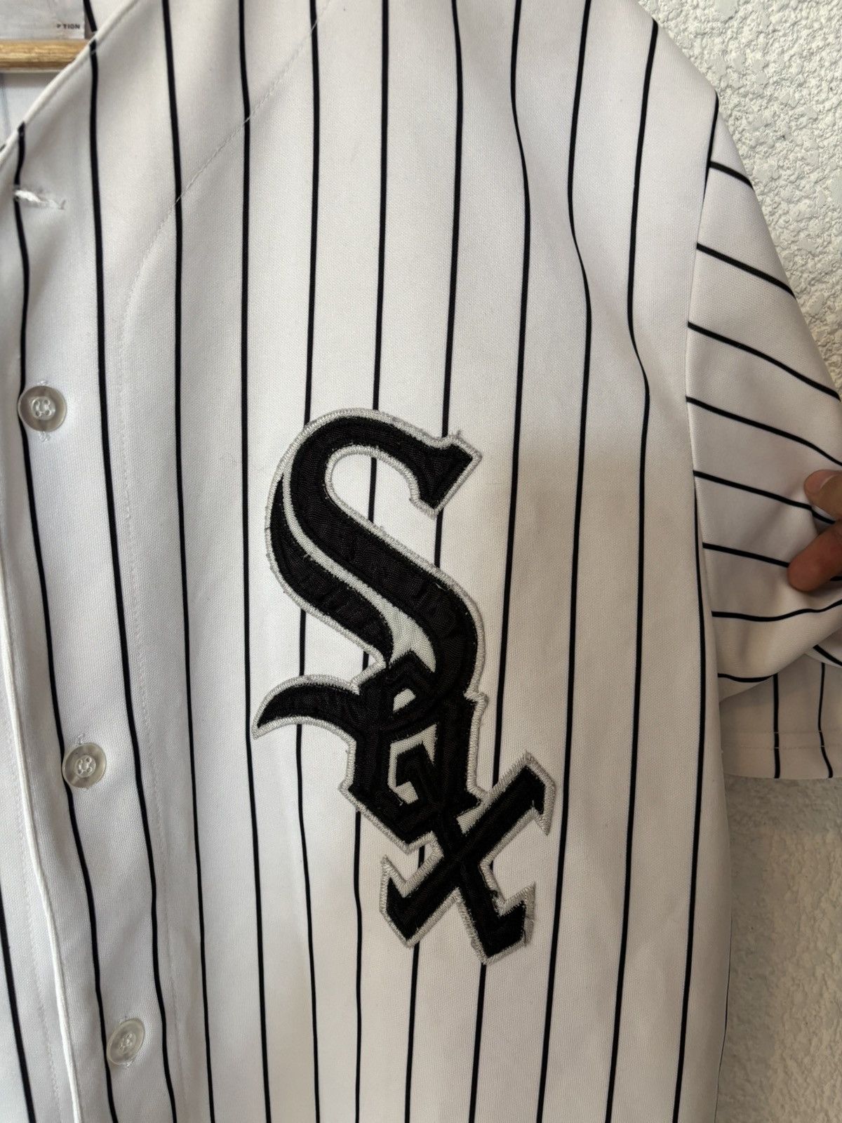 Majestic Vintage White Sox Jersey Size US L / EU 52-54 / 3 - 4 Thumbnail