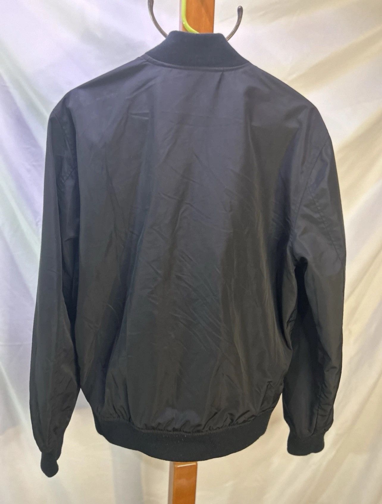 Other Game Theory RARE Black Bomber Jacket Retro Patches Sz L Size US L / EU 52-54 / 3 - 8 Thumbnail