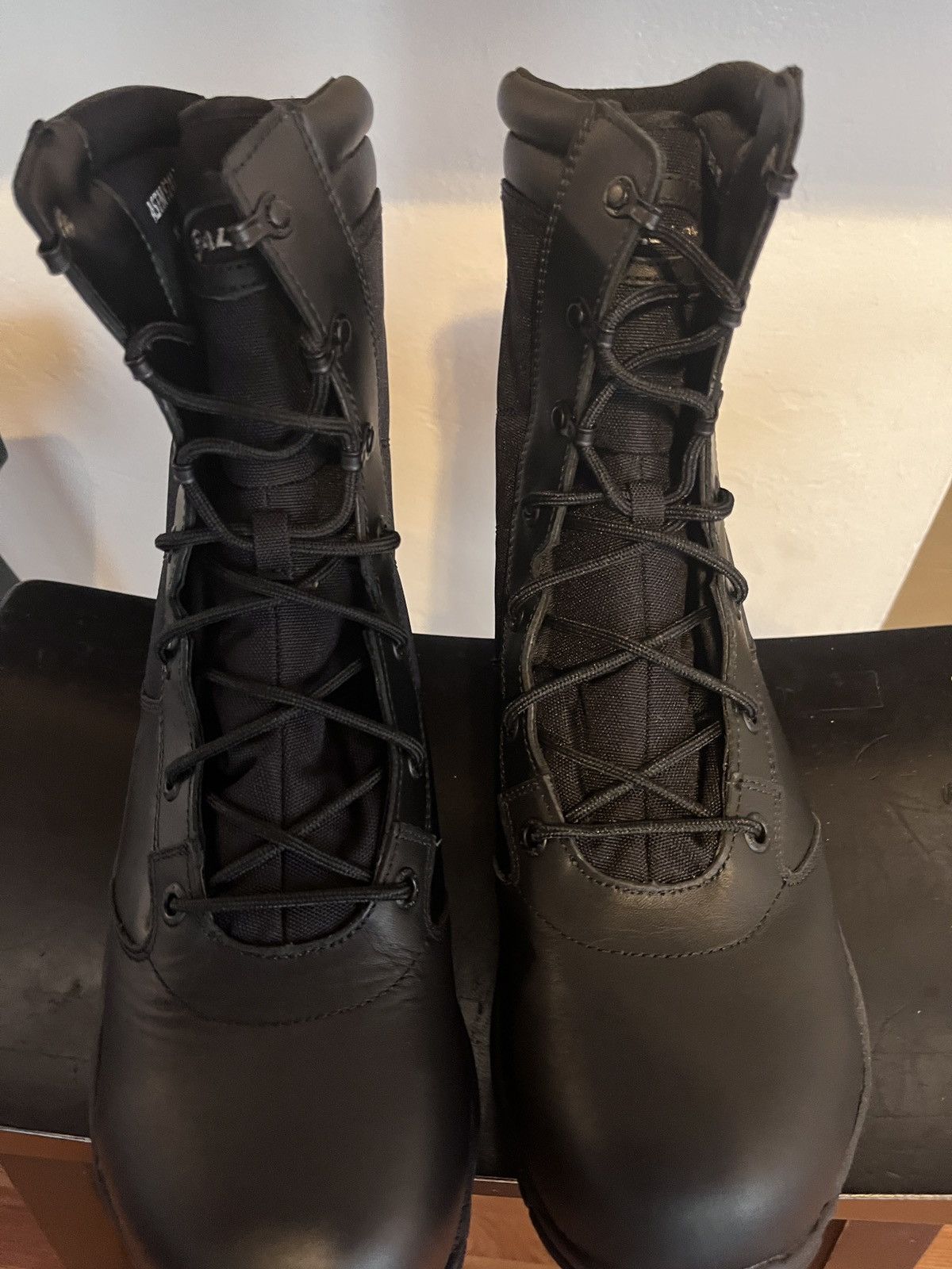 Gall Halls combat boots new with box. Police army fireman Size US 13 / EU 46 - 5 Thumbnail