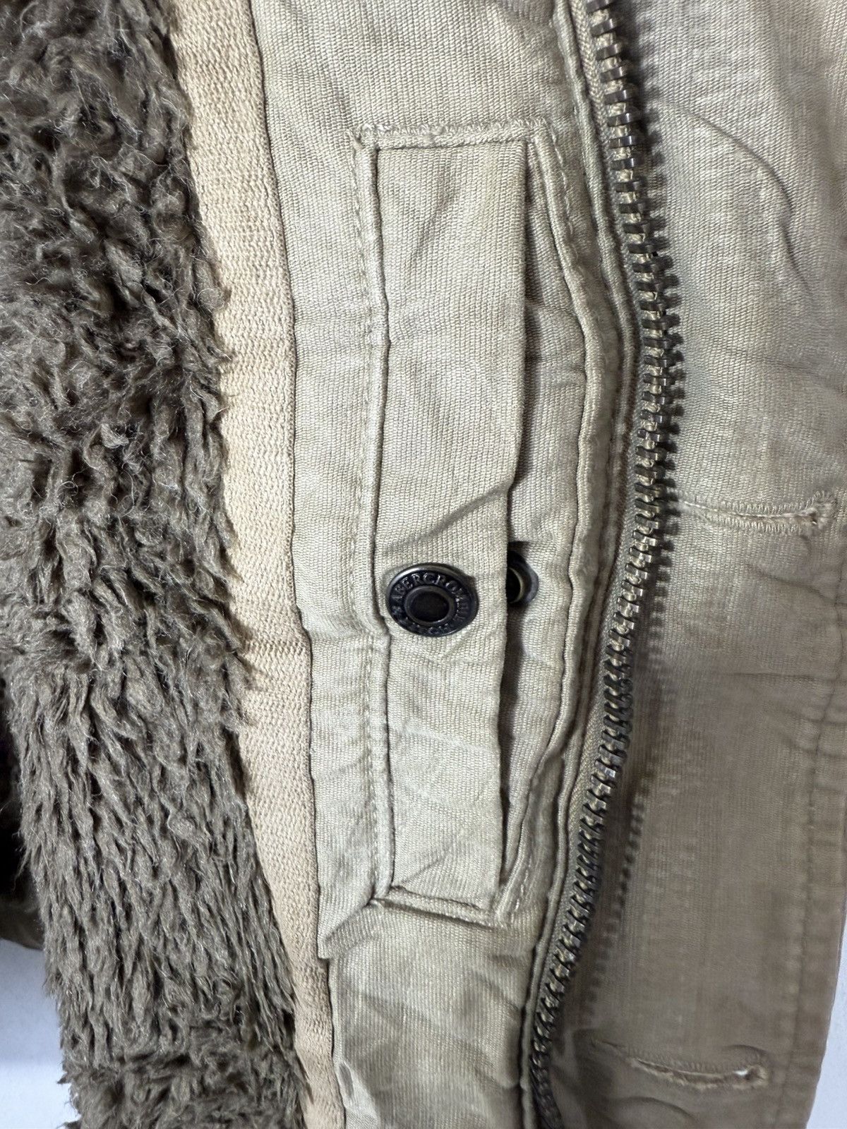 Abercrombie & Fitch ABERCROMBIE & FITCH NEW YORK MILITARY STYLE HEAVY COAT Size US M / EU 48-50 / 2 - 9 Thumbnail