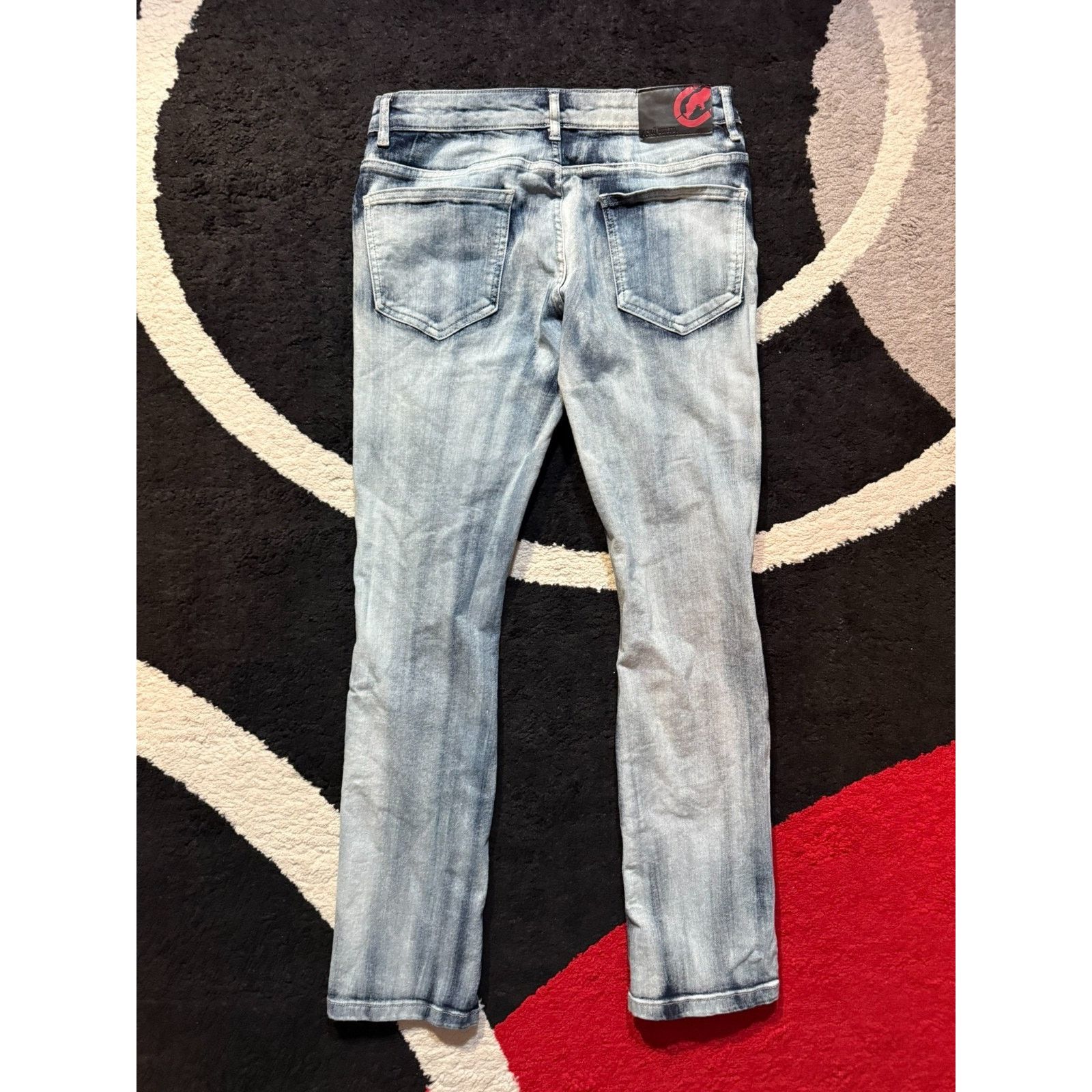 Ecko Unltd. Ecko Unltd Skinny Jeans Distressed Denim Size 32x32 Mens Y2K Size US 32 / EU 48 - 8 Thumbnail