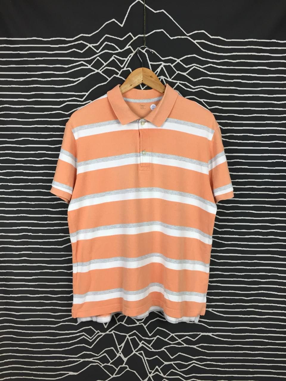 Gap × Vintage GAP Casual Essential Striped Polo Tee Size US XL / EU 56 / 4 - 1 Thumbnail