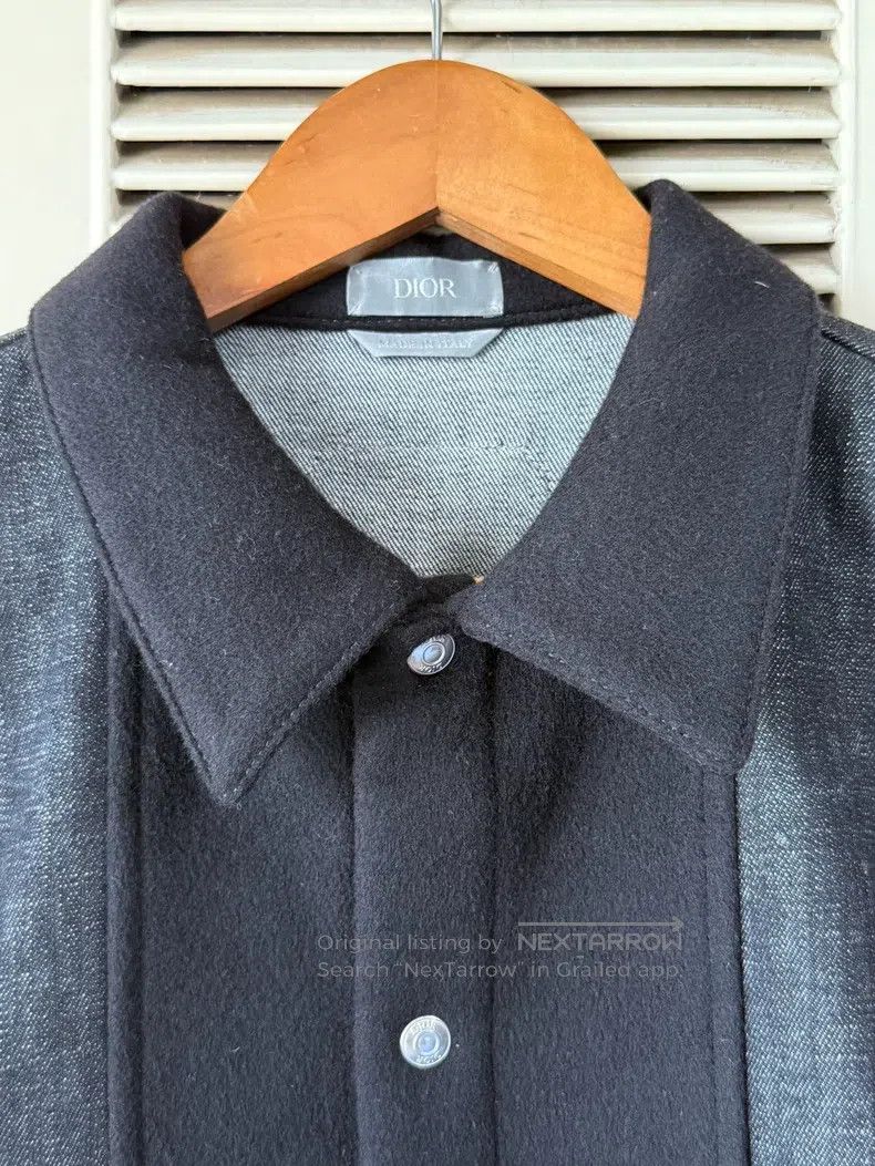 Dior Dior Black denim stitched jacket Size US S / EU 44-46 / 1 - 3 Thumbnail