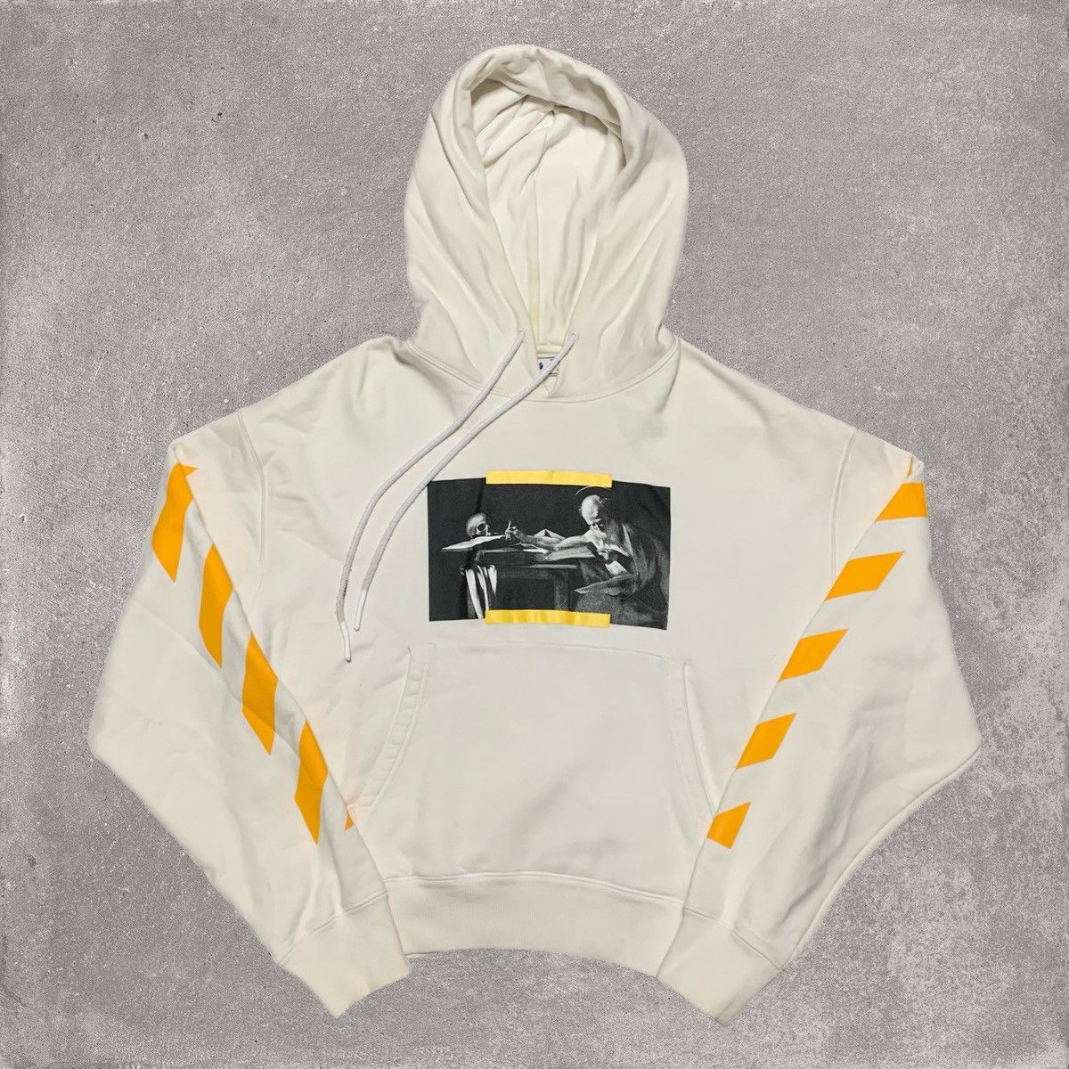 Off-White Off White Medium Caravaggio Painting White Hoodie Virgil Size US M / EU 48-50 / 2 - 1 Thumbnail