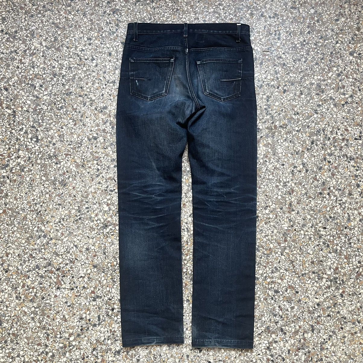 Dior × Hedi Slimane Dior AW06 indigo dark wash Jeans with auramaxing Size US 30 / EU 46 - 2 Thumbnail
