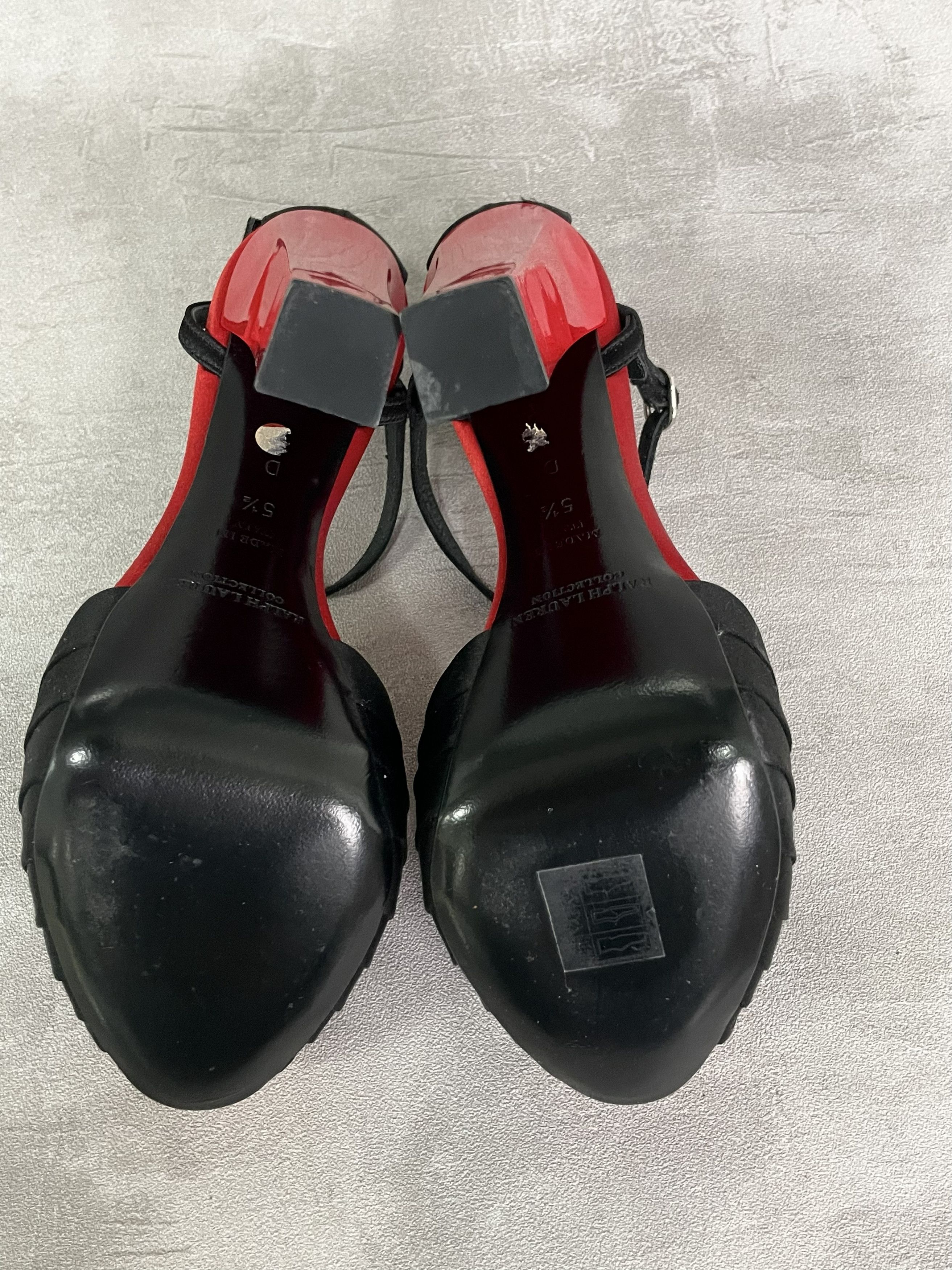 Ralph Lauren Ralph Lauren Black 125mm Platform High Heels Size US 4.5 / IT 34.5 - 8 Thumbnail