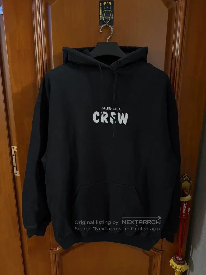 Balenciaga Balenciaga CREW lettered hooded sweater, size L Size US L / EU 52-54 / 3 - 1 Thumbnail