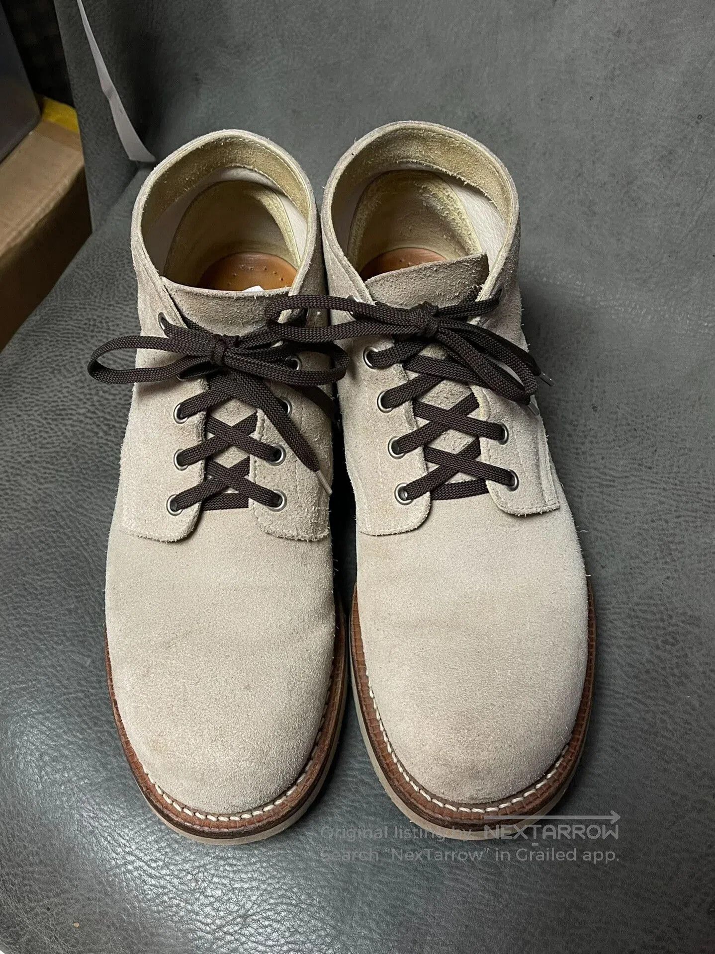 White's Boots Johnny Suede Short Boots Beige Size 43. Size US 10 / EU 43 - 1 Thumbnail