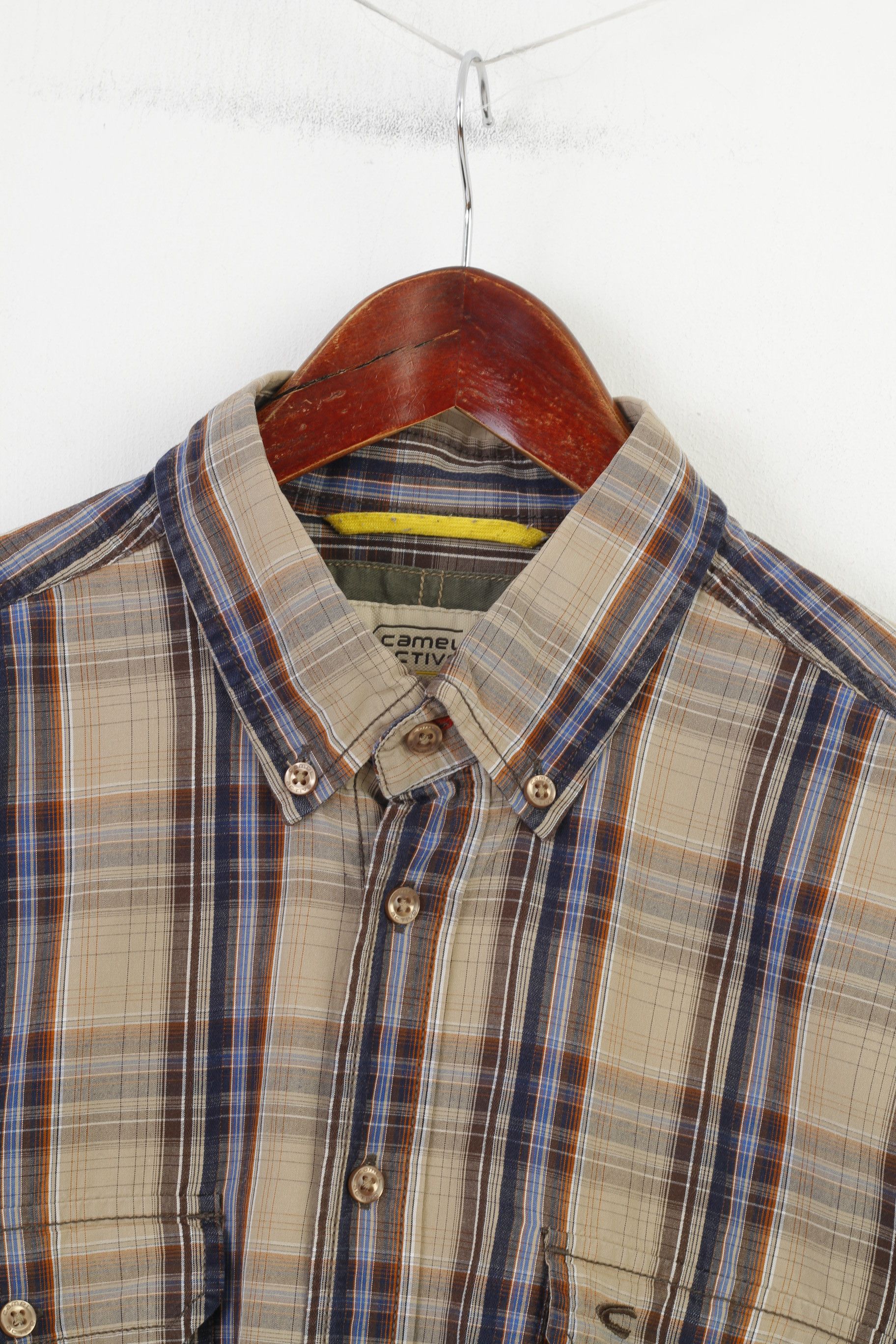 camel active Camel Active Men L Casual Shirt Checkered Long Sleeve 4134 Size US L / EU 52-54 / 3 - 2 Thumbnail
