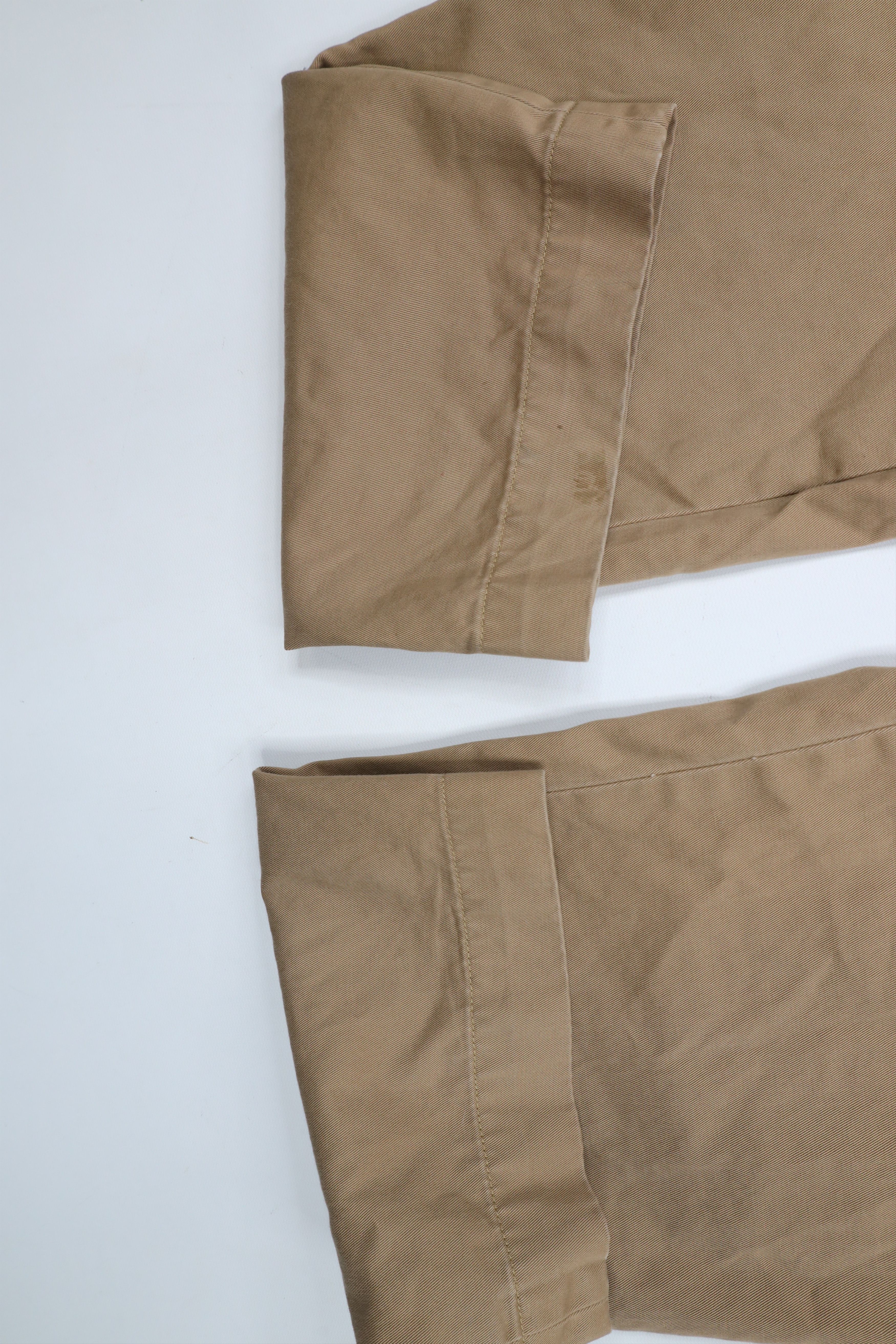 Ralph Lauren × Vintage Vintage 90s Ralph Lauren Wide Leg Cotton Chino Pants Brown Size US 40 / EU 56 - 5 Thumbnail