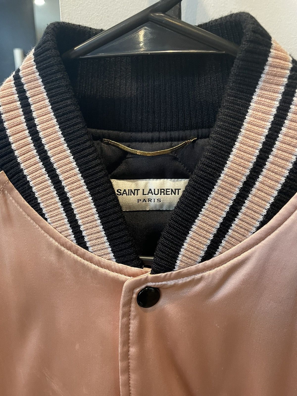 Saint Laurent Paris Bomber Jacket w/ Tags Size US S / EU 44-46 / 1 - 8 Thumbnail