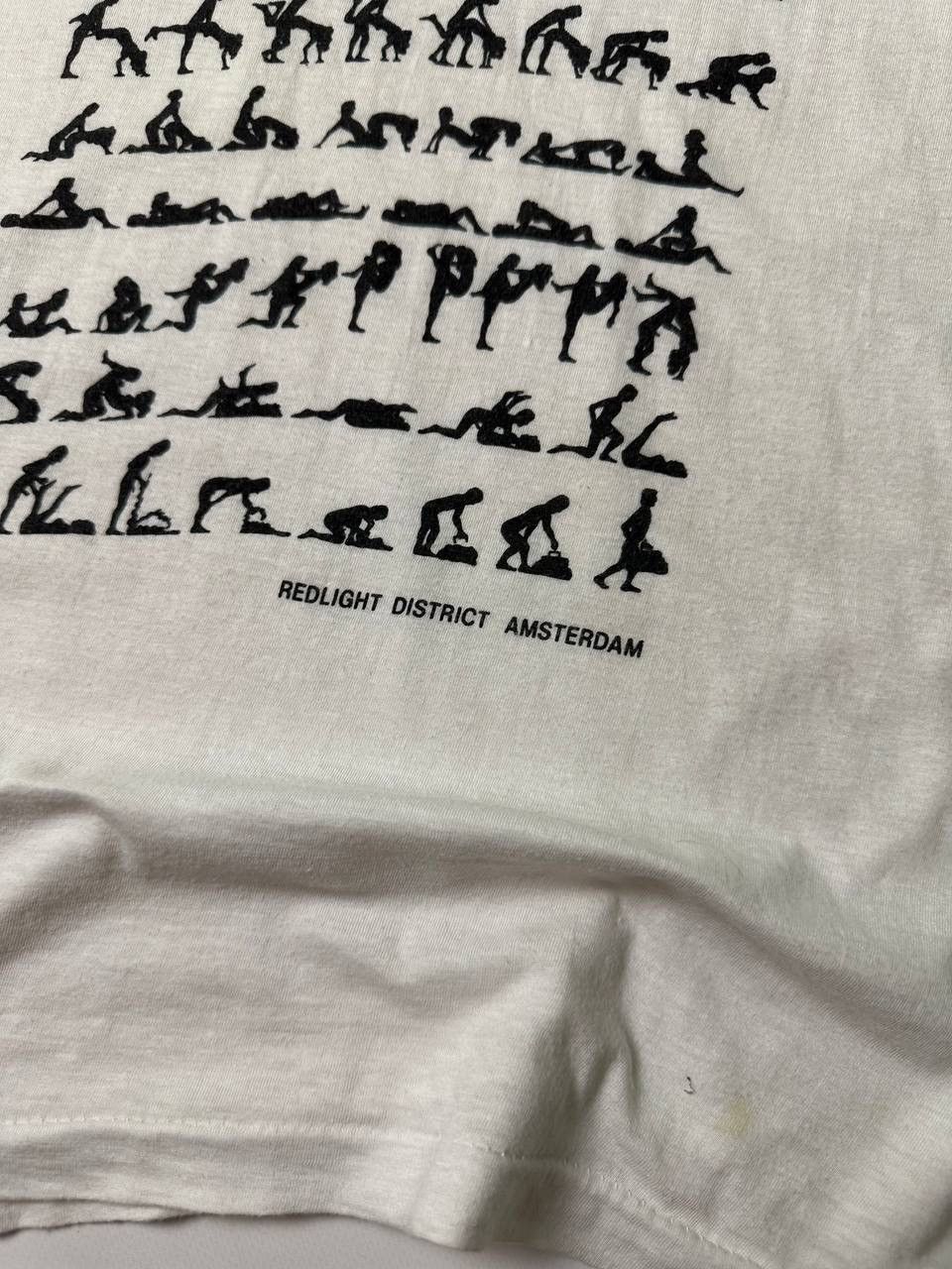 Vintage 1990s Vintage SAFE SEX t shirt Redlight District Amsterdam Size US M / EU 48-50 / 2 - 3 Thumbnail