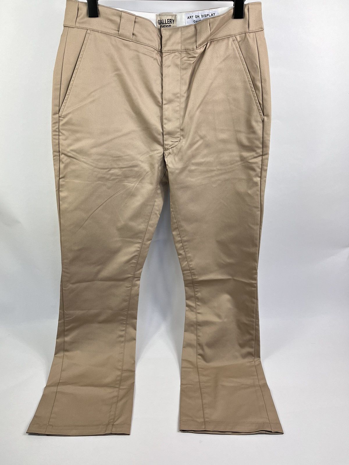 Gallery Dept. SLIM FIT FLARE COTTON TROUSERS Size US 34 / EU 50 - 1 Thumbnail