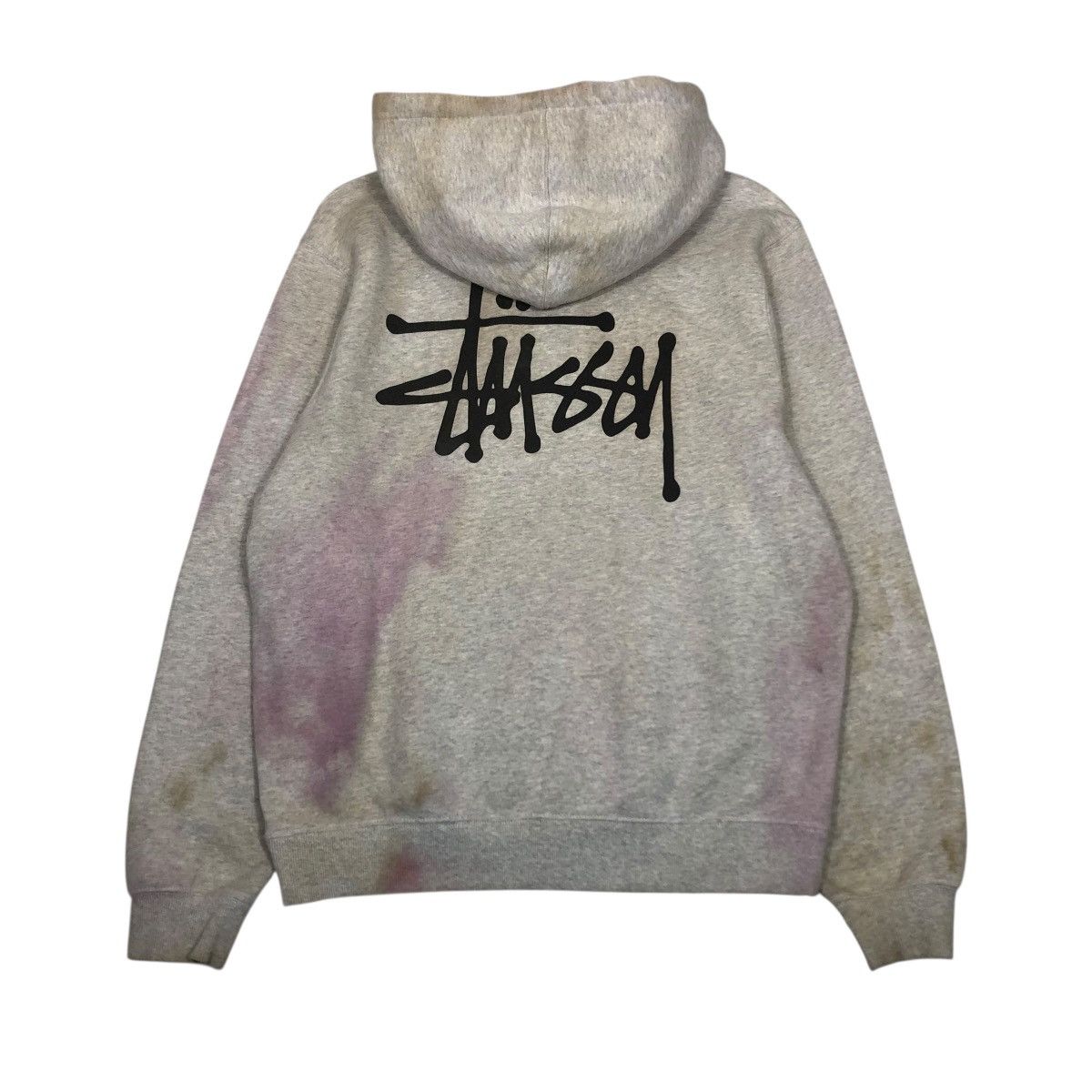 Stussy 🔥VINTAGE HOODIE STUSSY BIG LOGO ACID WASH DISTRESSED DESIGN Size US M / EU 48-50 / 2 - 1 Thumbnail