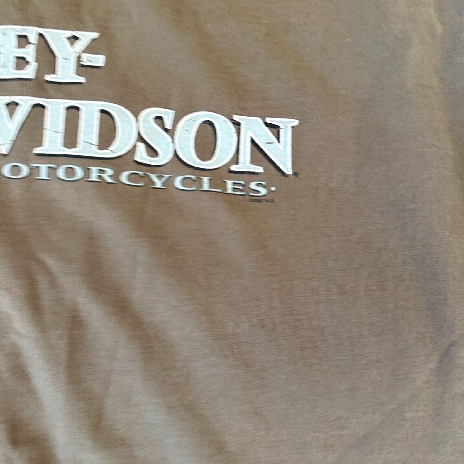 Harley Davidson Harley Davidson Shirt Adult 2XL XXL Brown Mens Casual Biker Made in USA Size US XXL / EU 58 / 5 - 3 Thumbnail