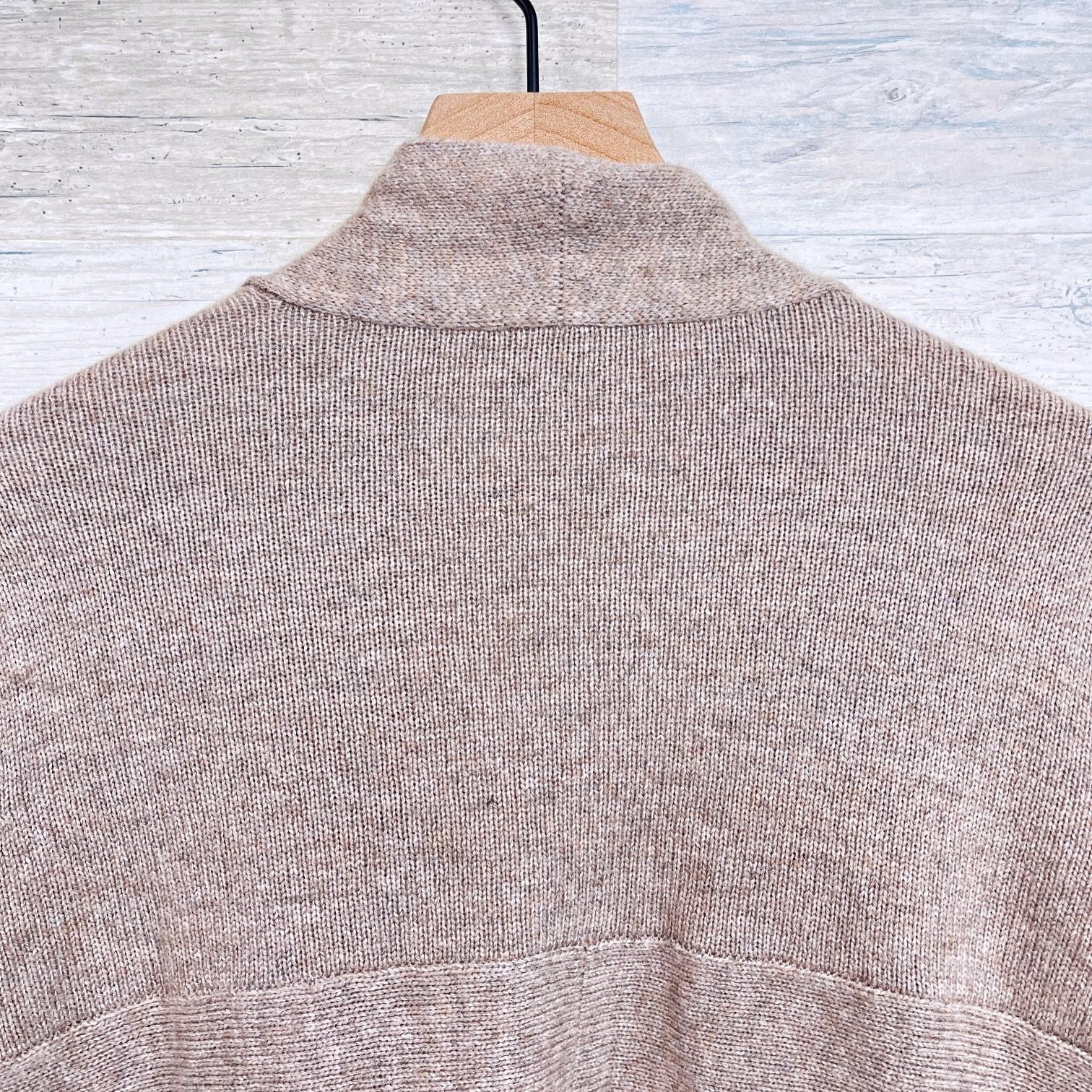Eileen Fisher Eileen Fisher Wool Yak Blend Shawl Cardigan Sweater Taupe M Size M / US 6-8 / IT 42-44 - 4 Thumbnail