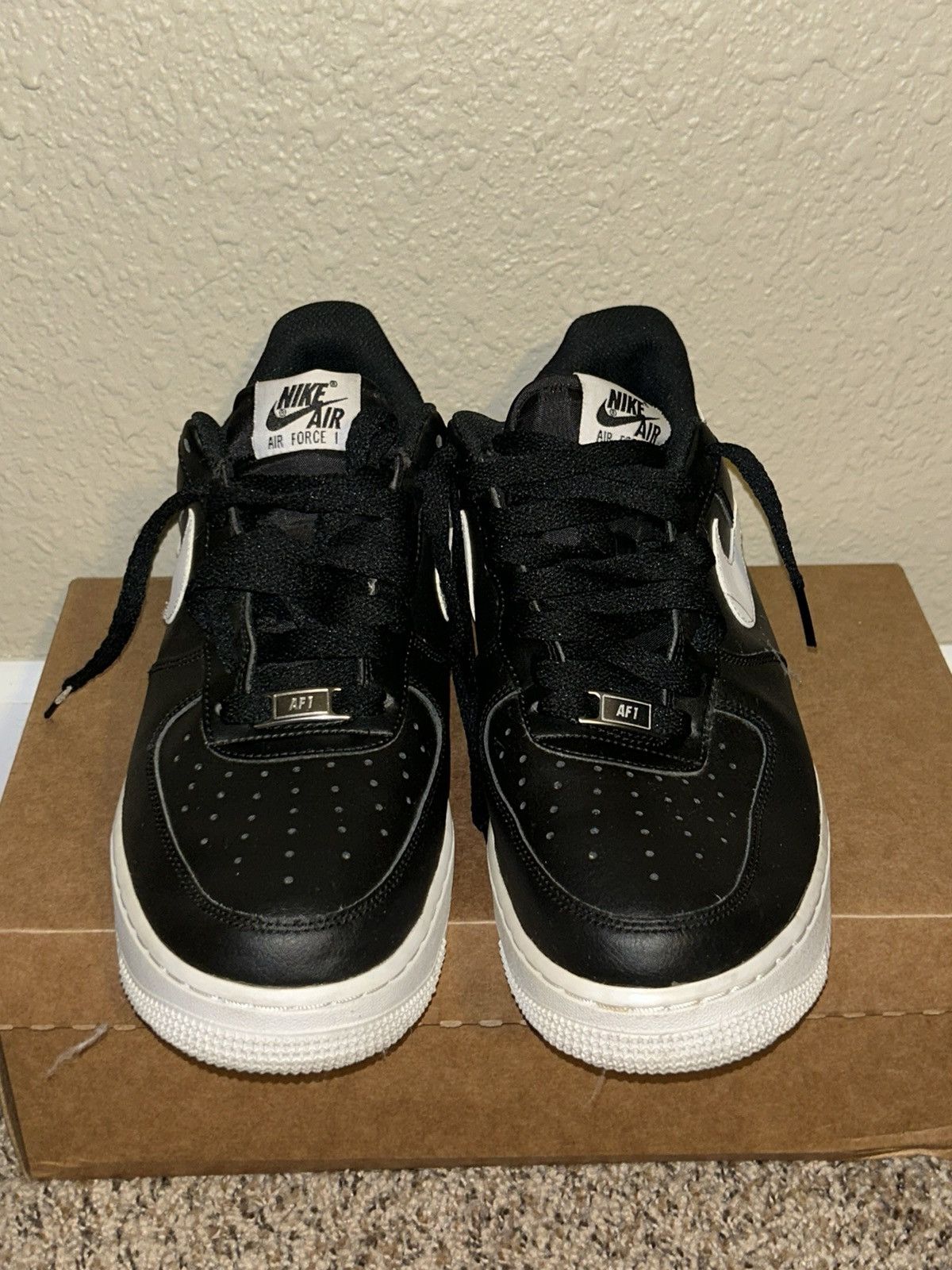 Nike Nike Air Force 1 07 AN20 Black White Size US 9 / EU 42 - 3 Thumbnail