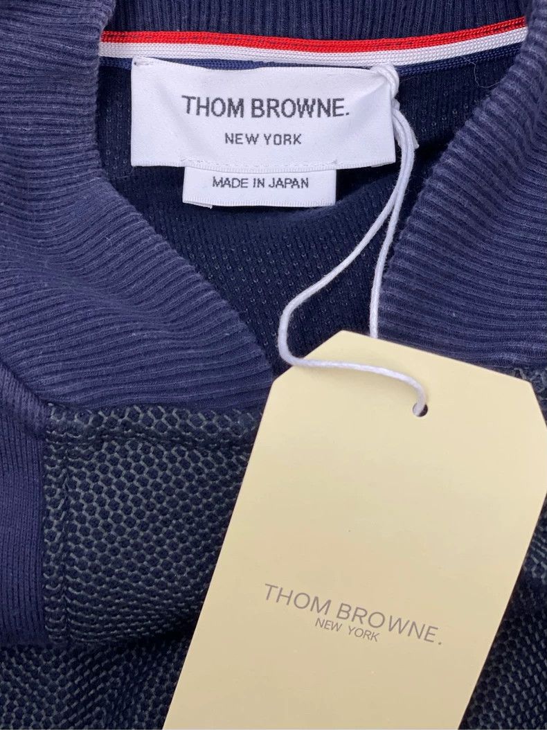 Thom Browne Thom browne Tibetan green oblique stripe zipper baseball ja Size US L / EU 52-54 / 3 - 7 Thumbnail