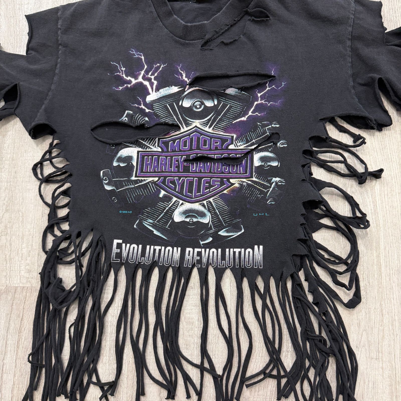 Harley Davidson Vintage Harley Davidson Shirt Womens Extra Large Fringe 90s Size XL / US 12-14 / IT 48-50 - 2 Thumbnail