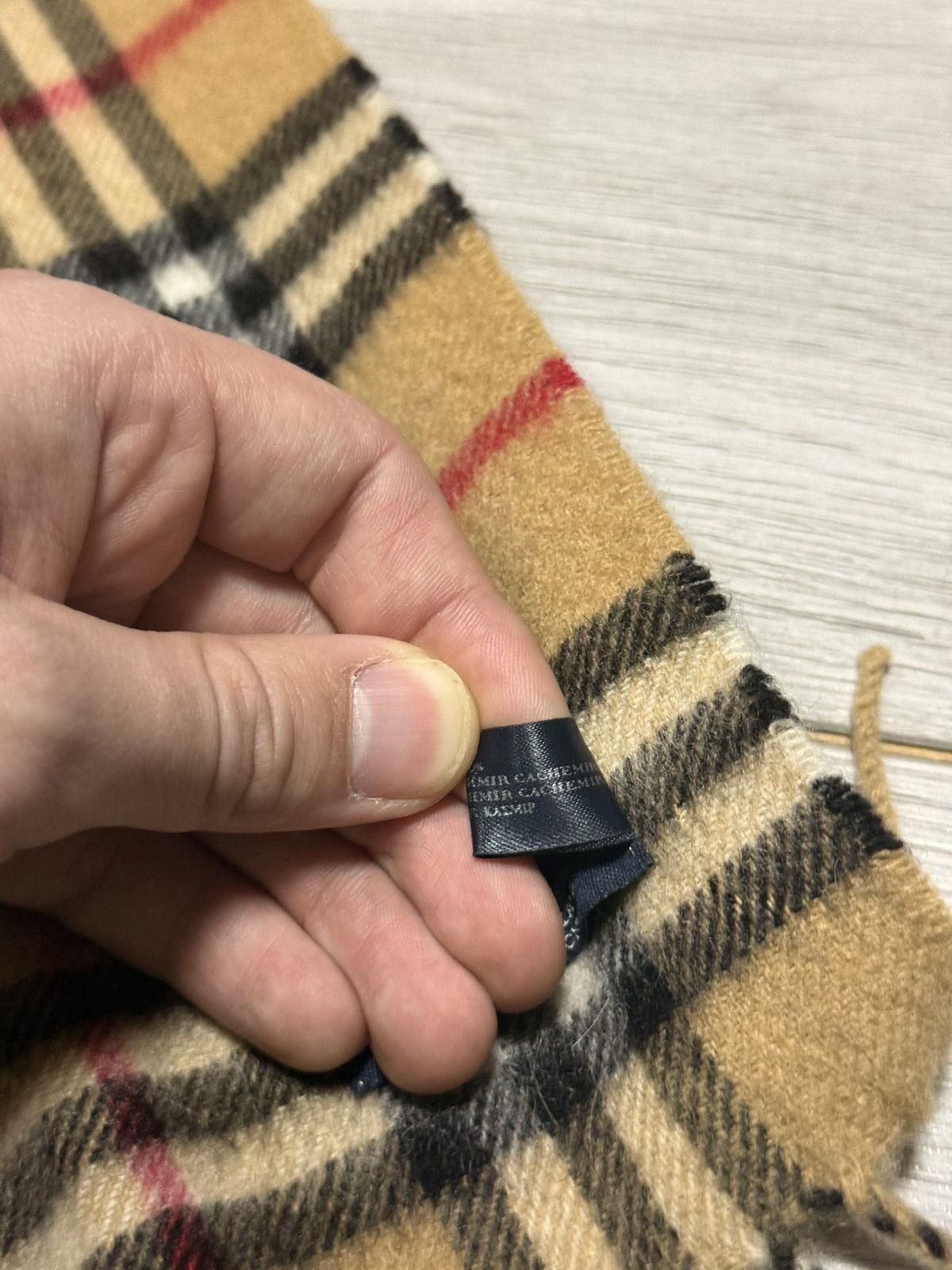 Burberry Burberry cashmere check wool scarf Size ONE SIZE - 5 Thumbnail