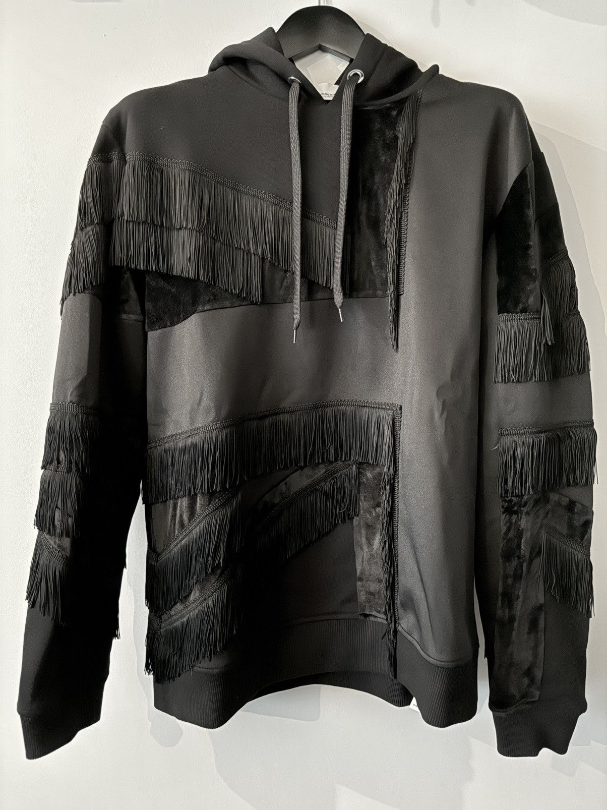 Burberry velvet hoodie sales