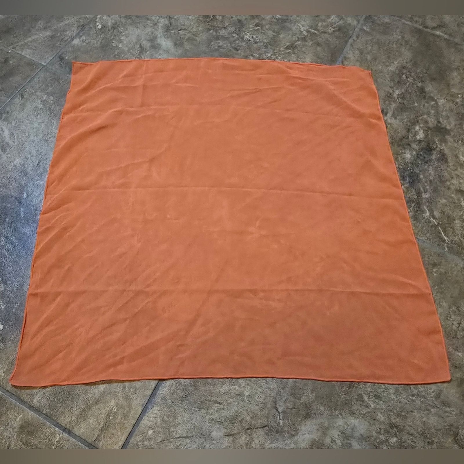 Other Orange Vibrant Sheer Scarf Size ONE SIZE - 4 Thumbnail