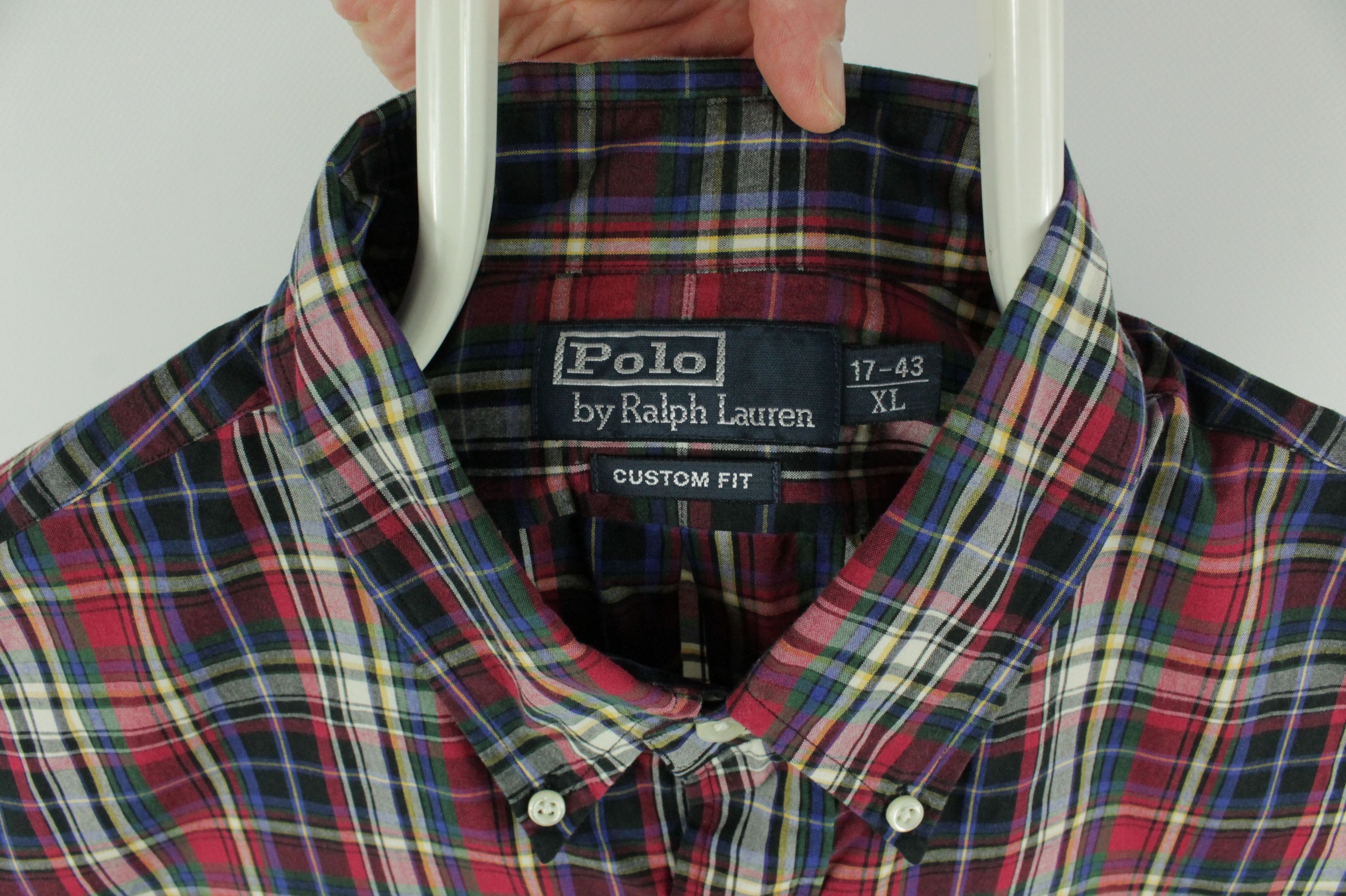 Polo Ralph Lauren Vintage Polo Ralph lauren Custom Fit Casual Plaid Shirt Size US XL / EU 56 / 4 - 3 Thumbnail