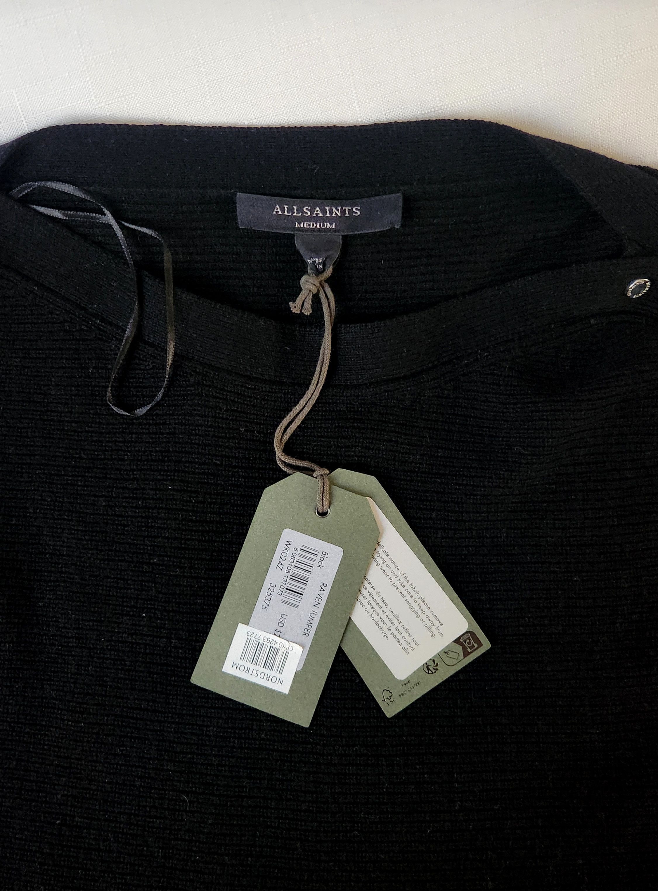 Allsaints Allsaints Raven Jumper Wool Cashmere Blend Sweater black Size M / US 6-8 / IT 42-44 - 8 Thumbnail