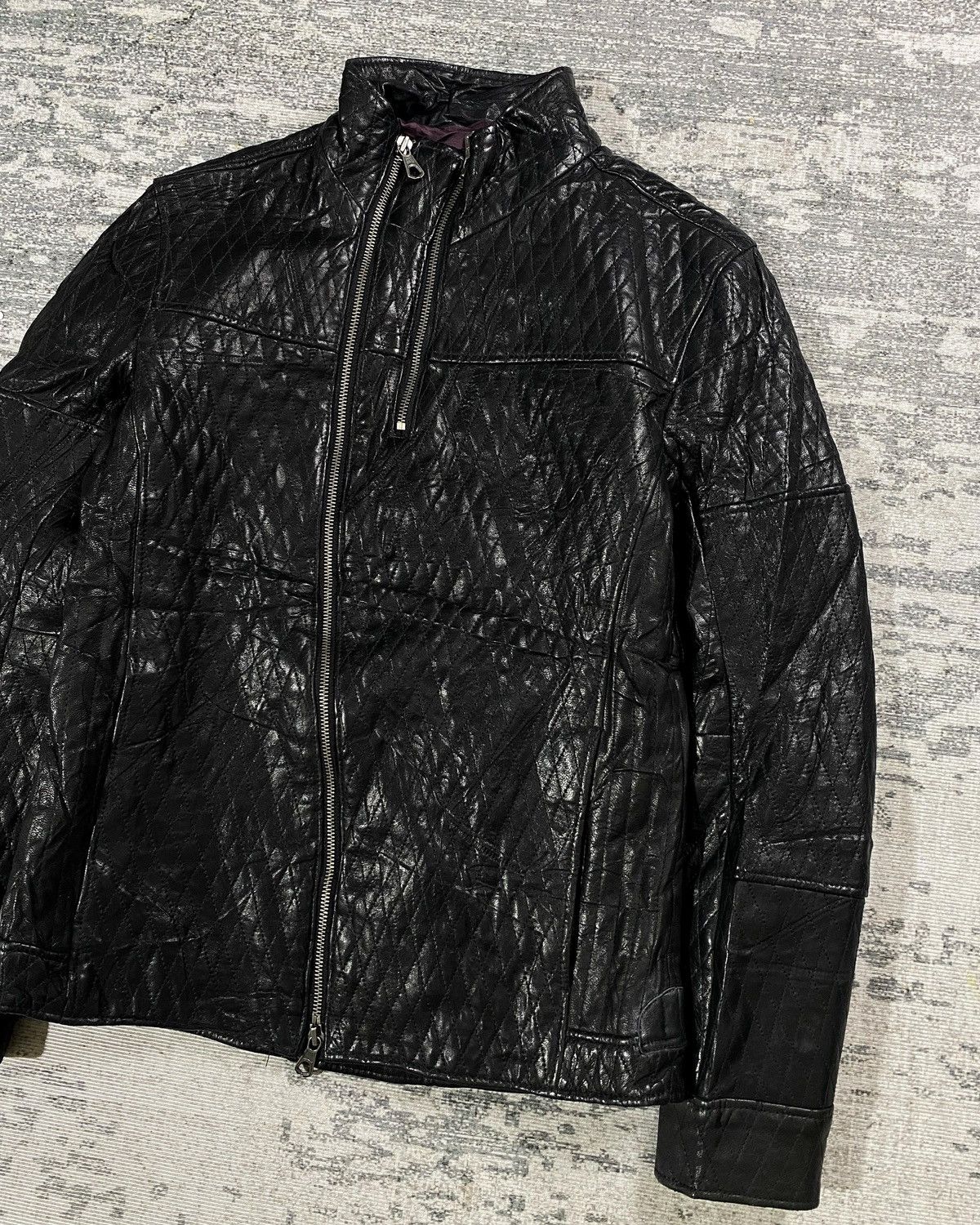 Issey Miyake Archive Tete Homme Hysteric Asymmetric Lamb Skin Lgb Ifsix Size US M / EU 48-50 / 2 - 3 Thumbnail