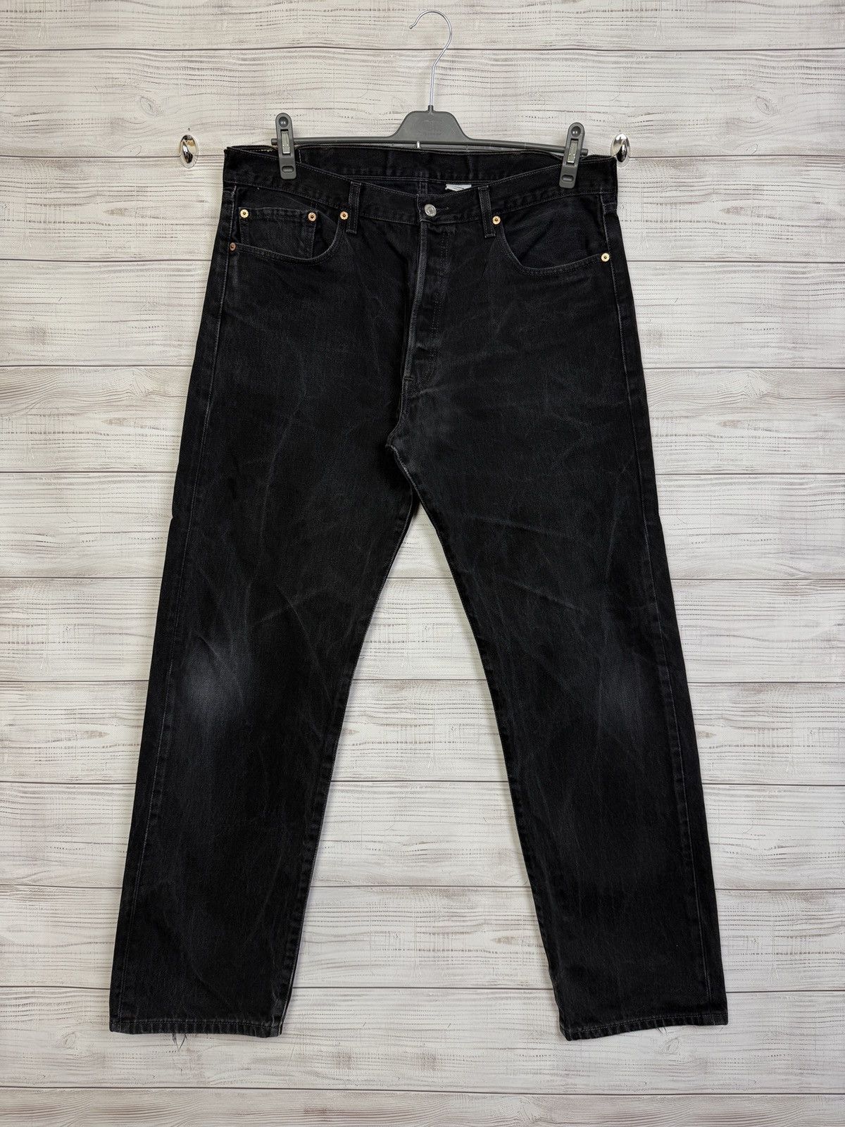 Levi's 90s Vintage Levi's 501 Distressed Jeans Size US 38 / EU 54 - 1 Thumbnail