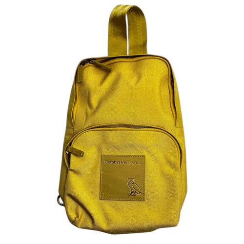 Octobers Very Own Ovo Canvas Sling Bag Amber Yellow, Men's