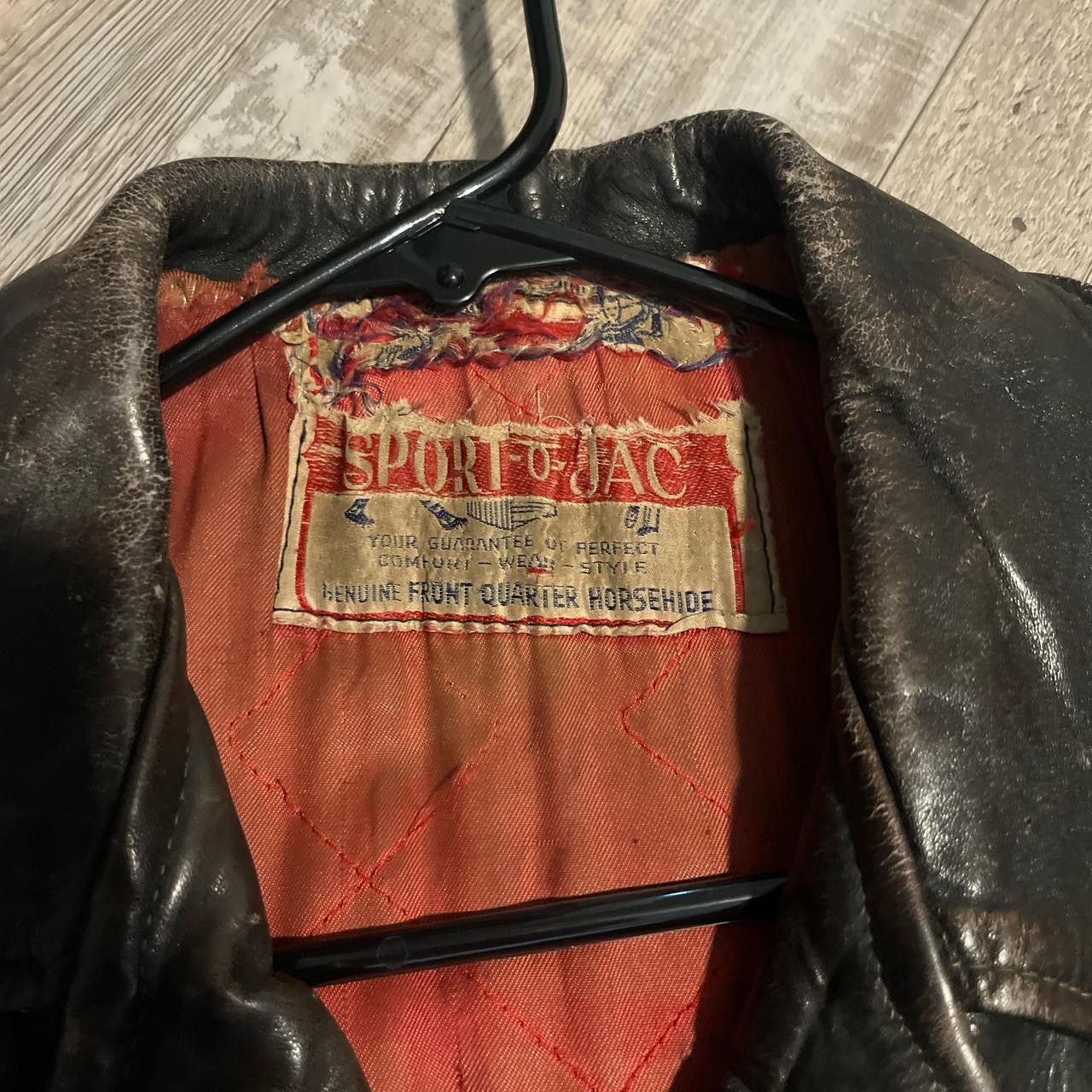 Other Vintage 1950s-1960s Leather Biker Jacket Size US S / EU 44-46 / 1 - 7 Thumbnail