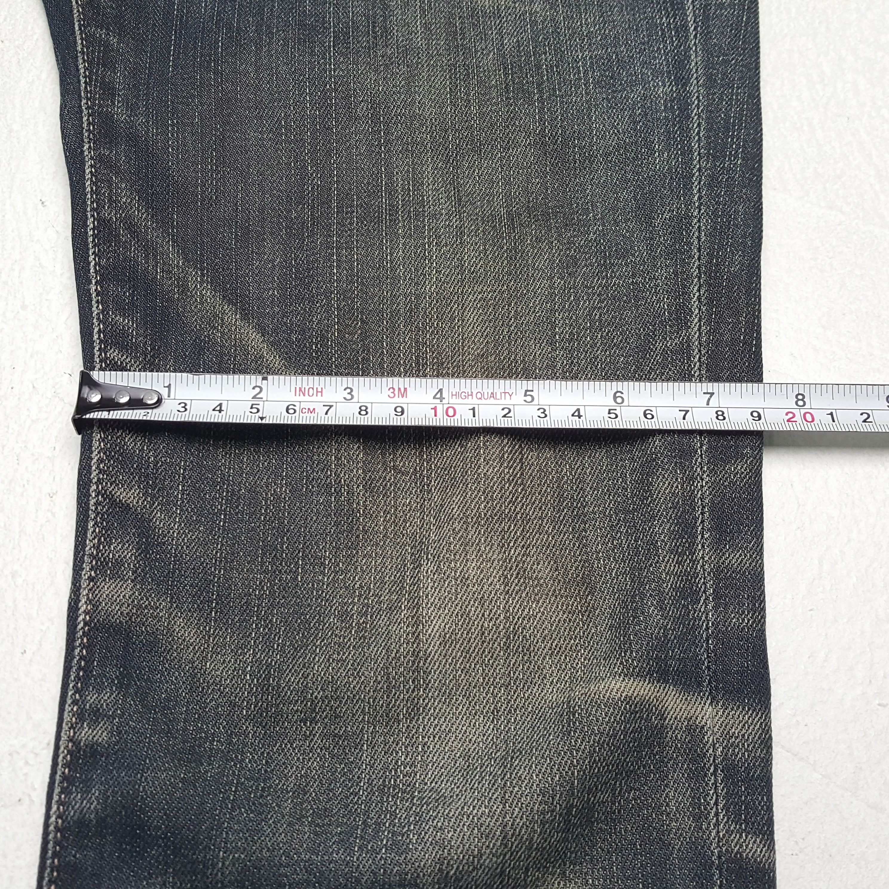 Evisu × Japanese Brand × Puma EVISU x PUMA Japanese Brand Custom Daicock Style Jeans Size 29" - 10 Thumbnail