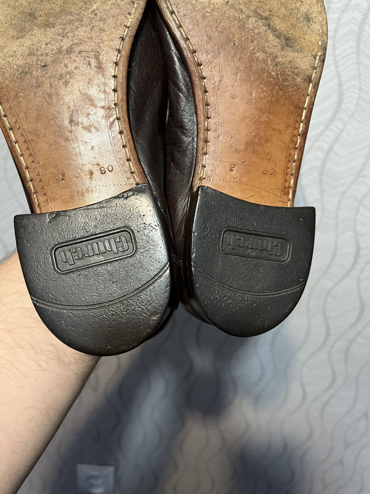 Church's Church’s Vintage Men’s Brown Leather Loafers Size US 9 Size US 9 / EU 42 - 9 Thumbnail