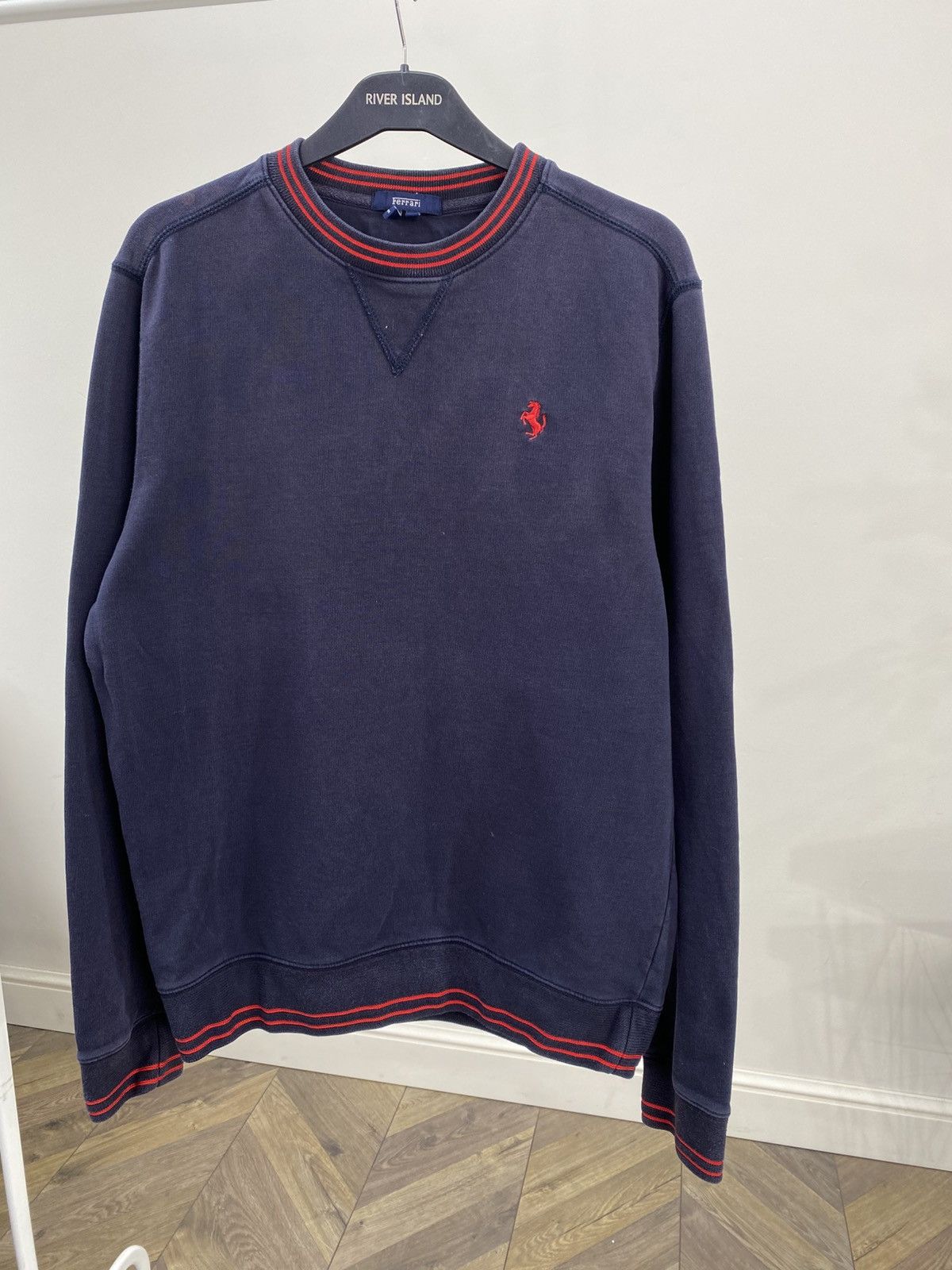 Ferrari Vintage Ferrari denim logo sweatshirt Size US L / EU 52-54 / 3 - 3 Thumbnail